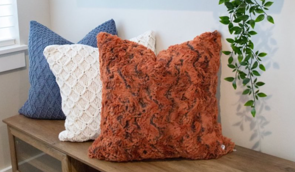 Soft Minky Pillows by Minky Mamas