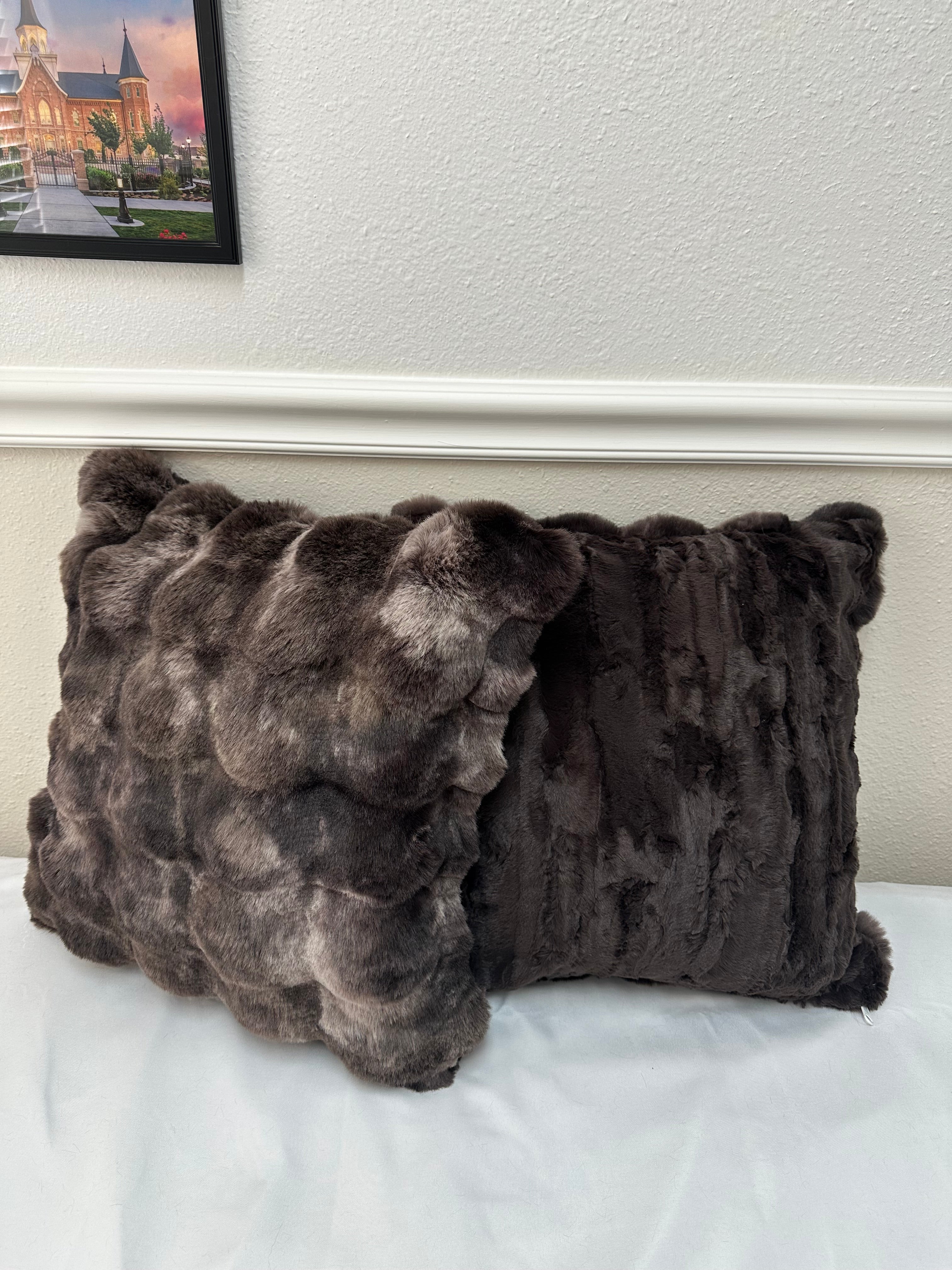 Brown Throw Pillow Cover