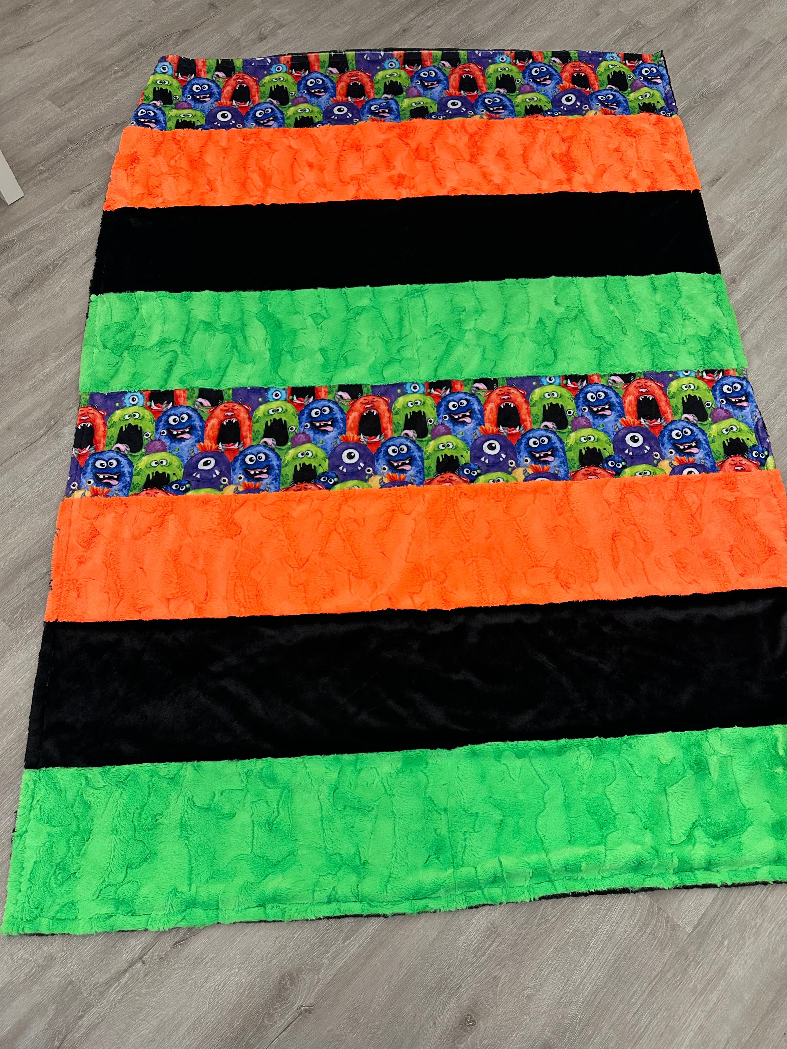 Monster Strip Minky Mama