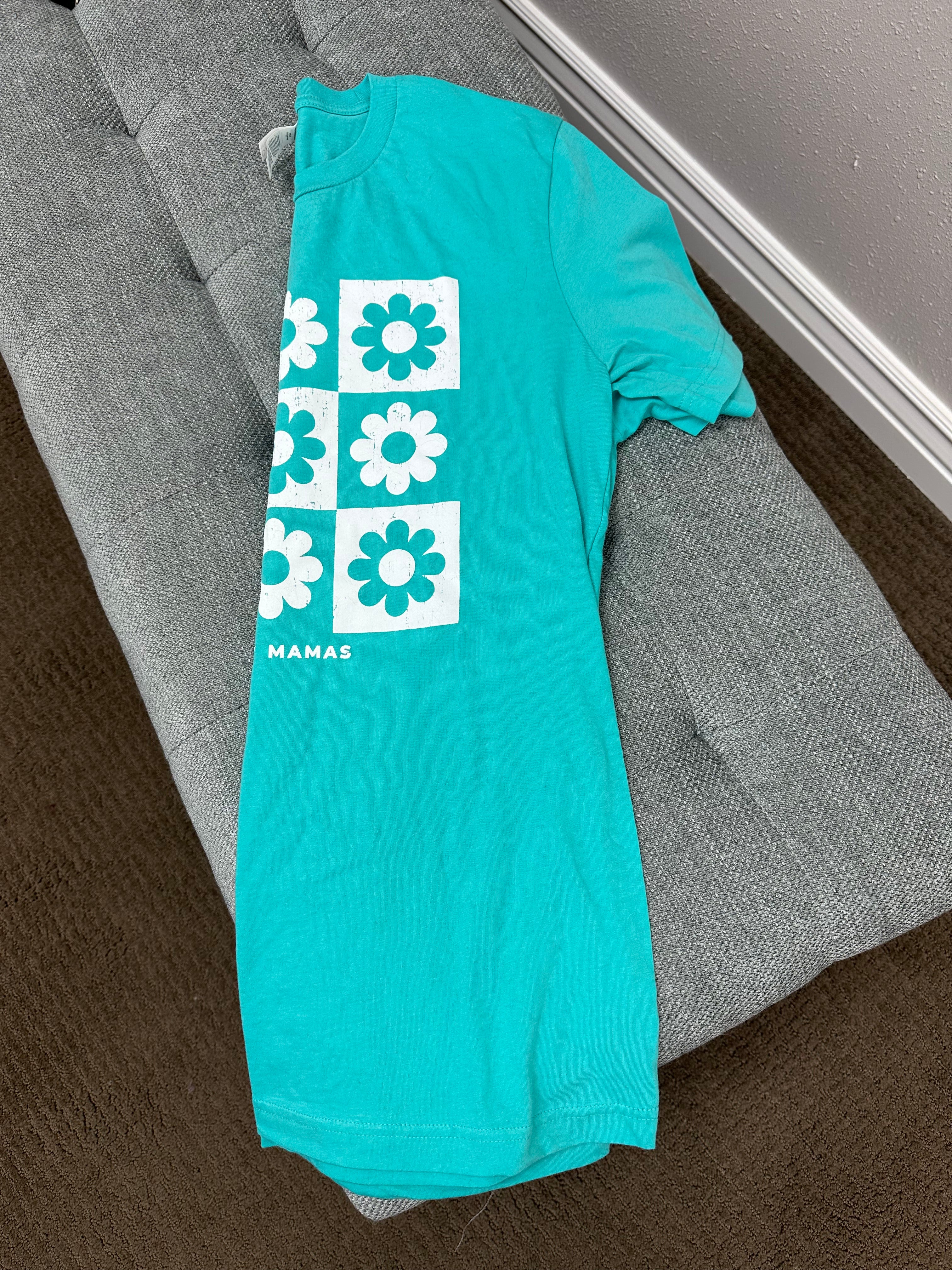 2x Large Blue Flower Shirt