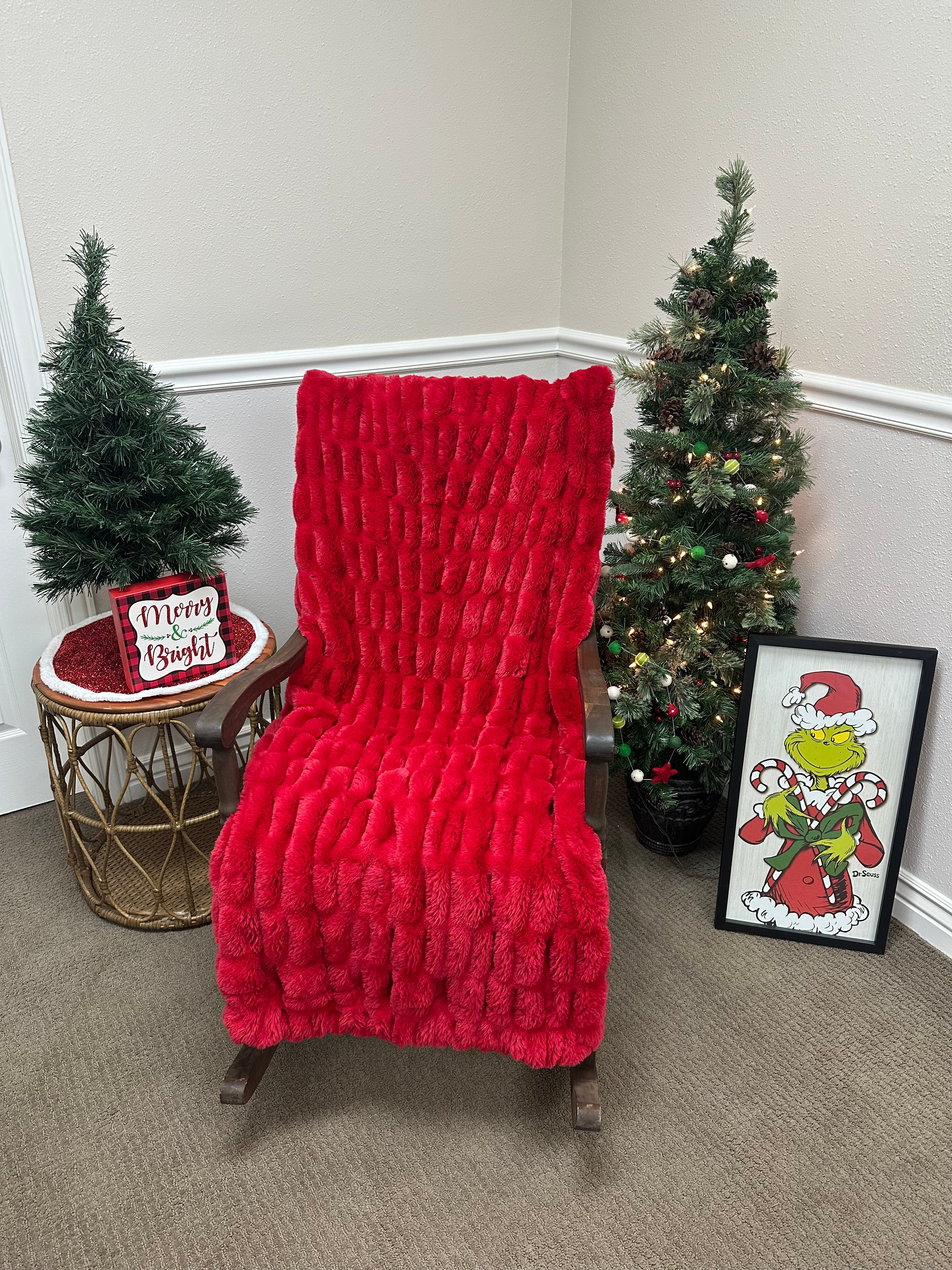 Red Milan Throw