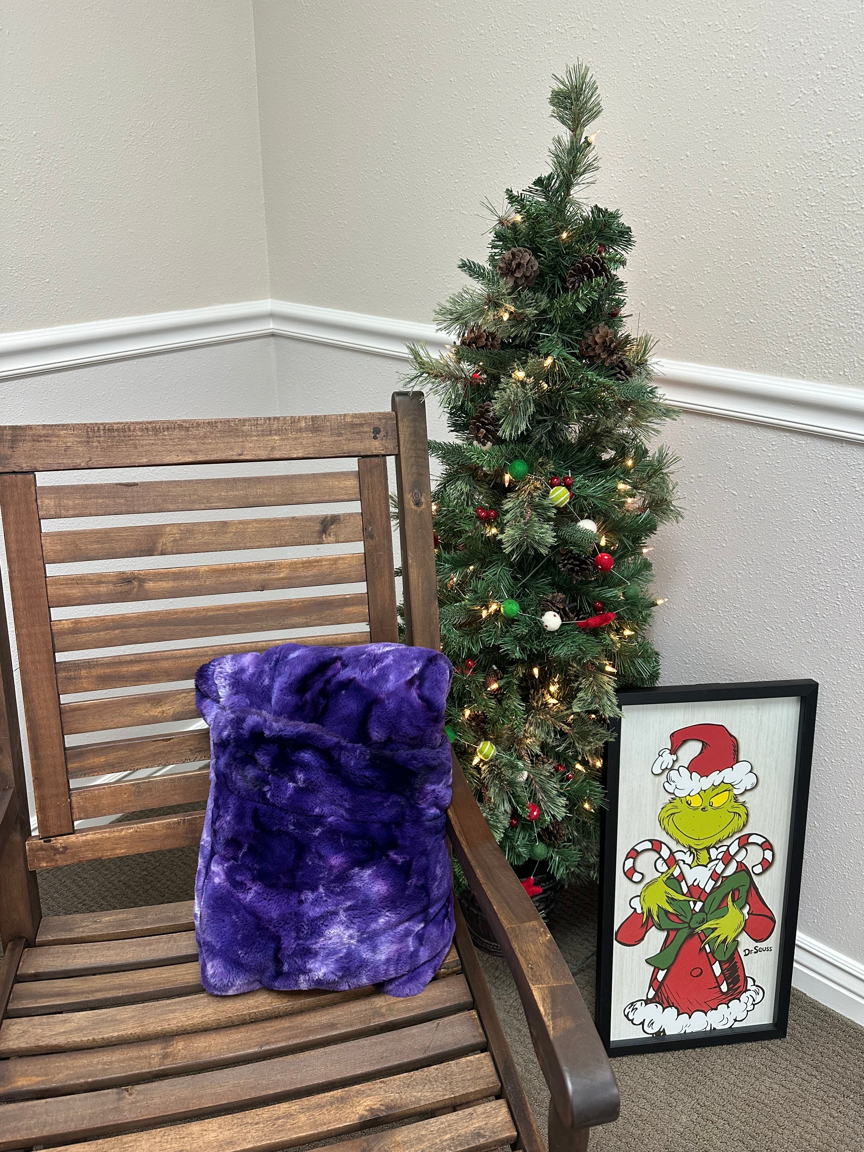 Grape Jam Travel Blanket