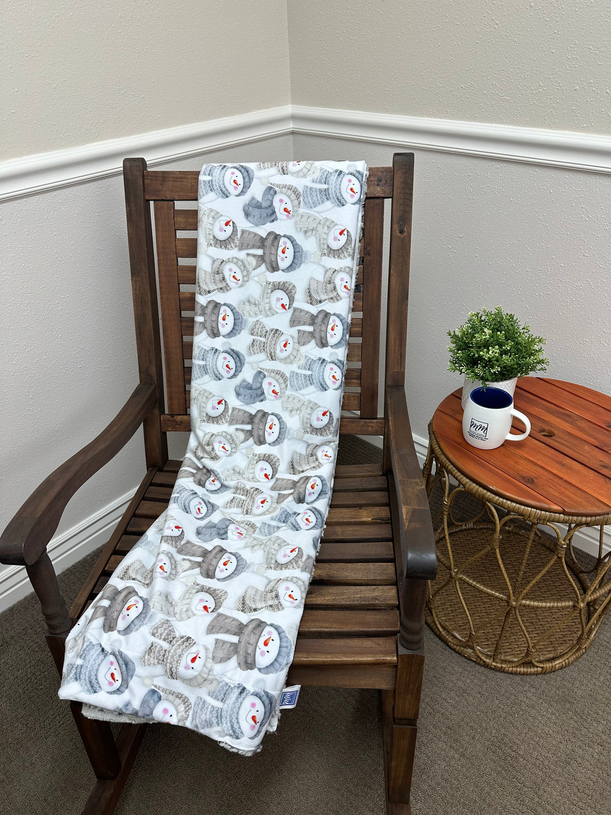 Snowman Throw