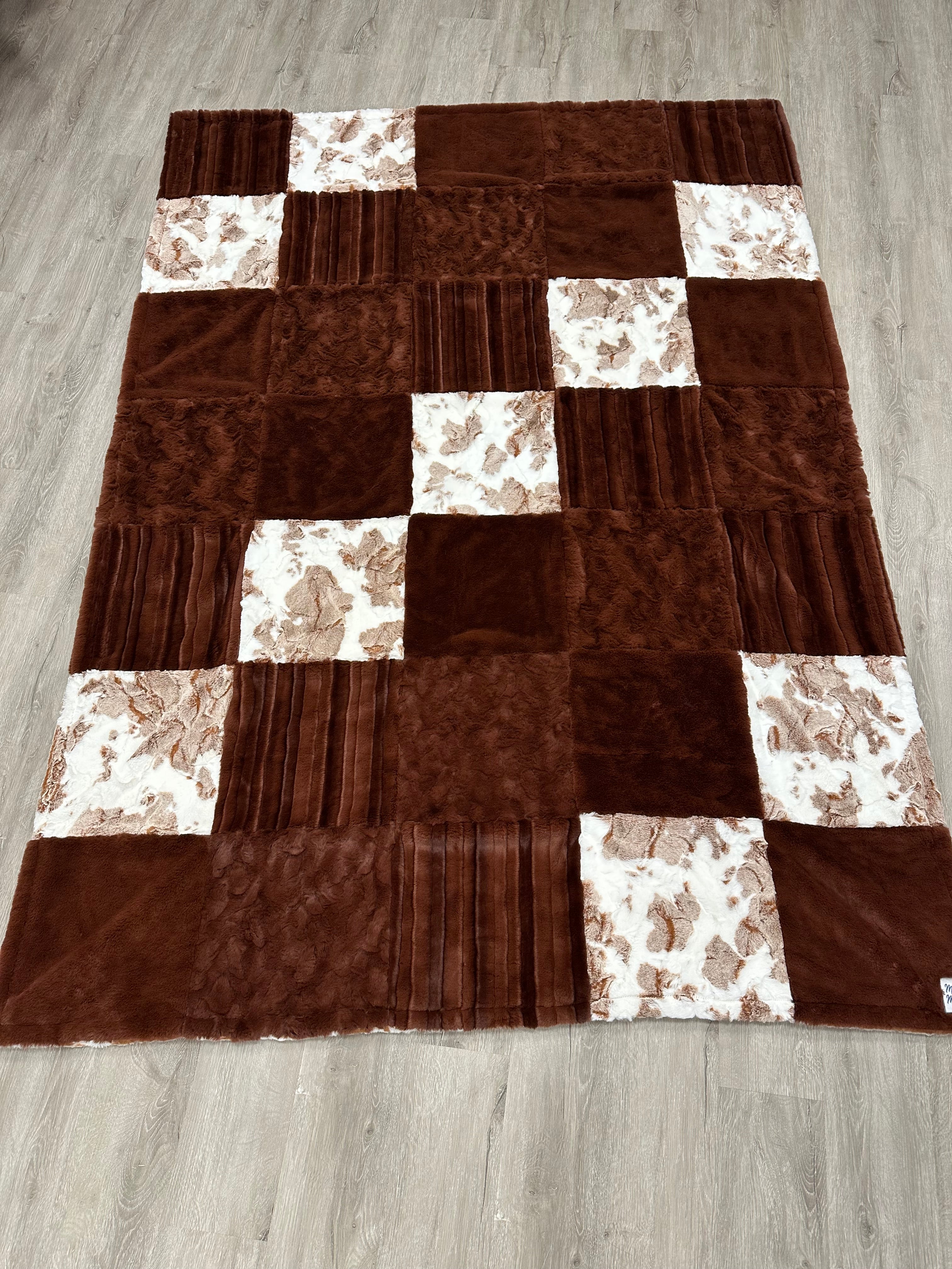 Spiced Appaloosa Minky Mama