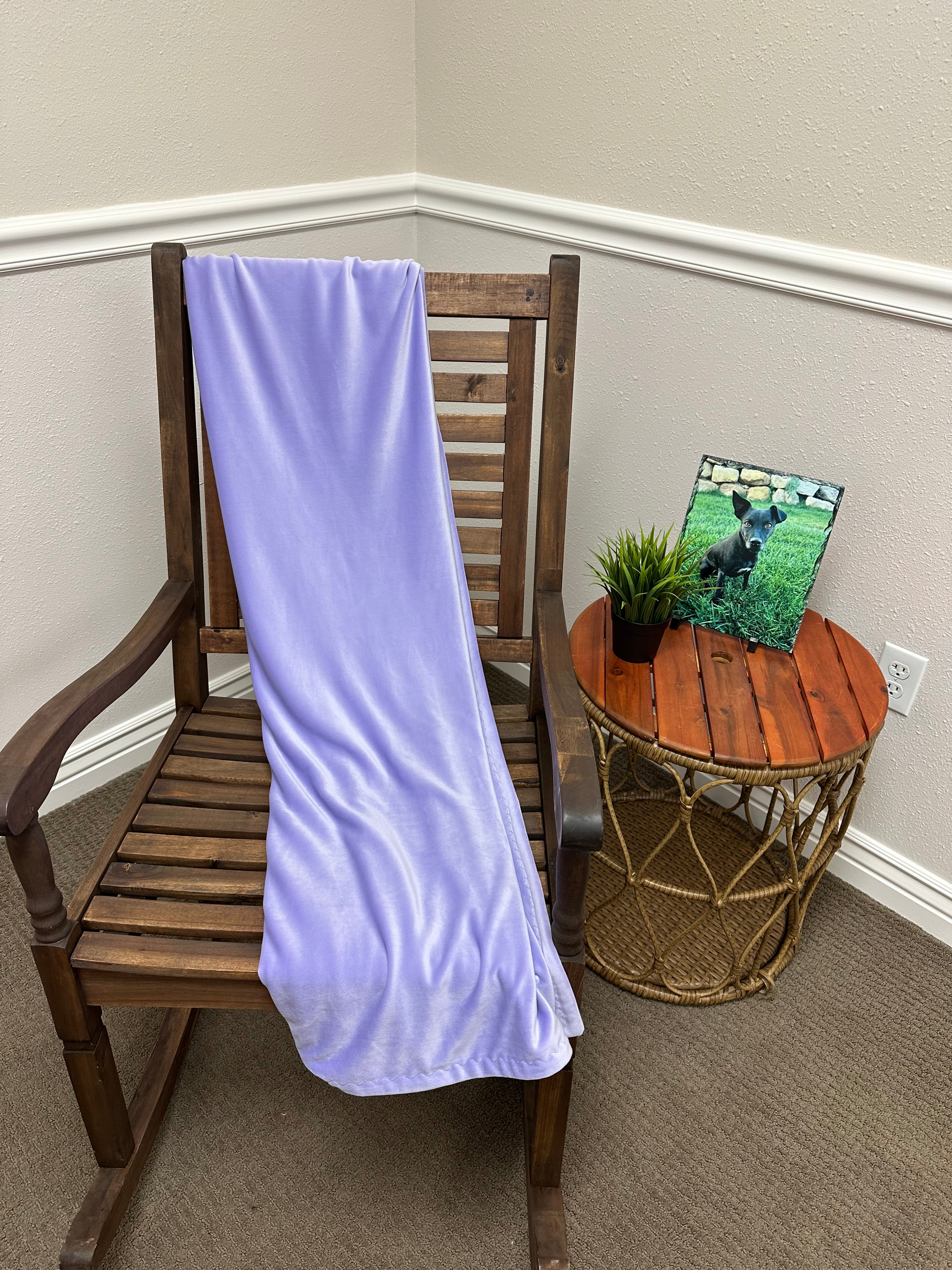 50”x60” Lavender Marshmallow