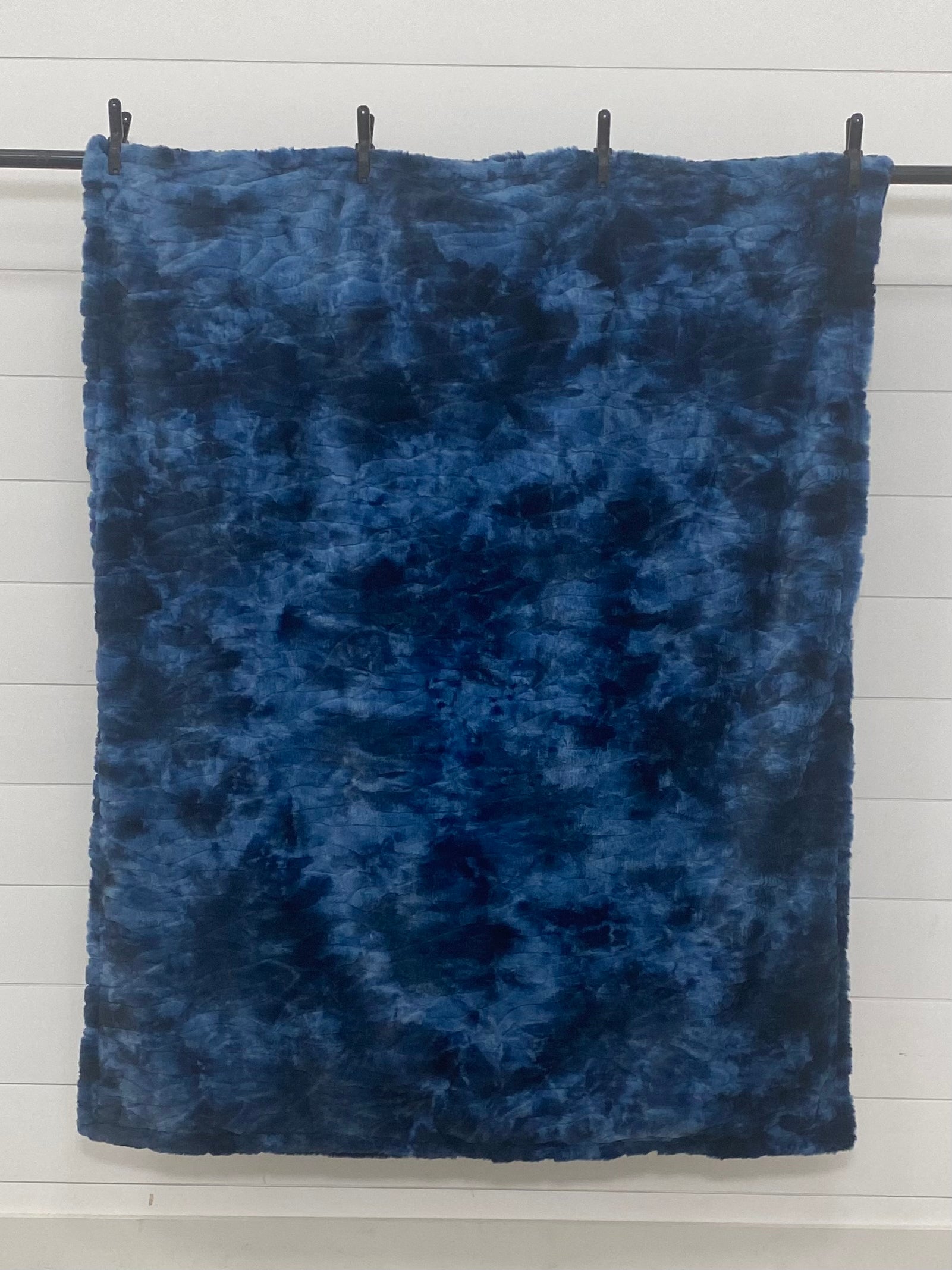 Navy Tie Dye Four Seasons Throw