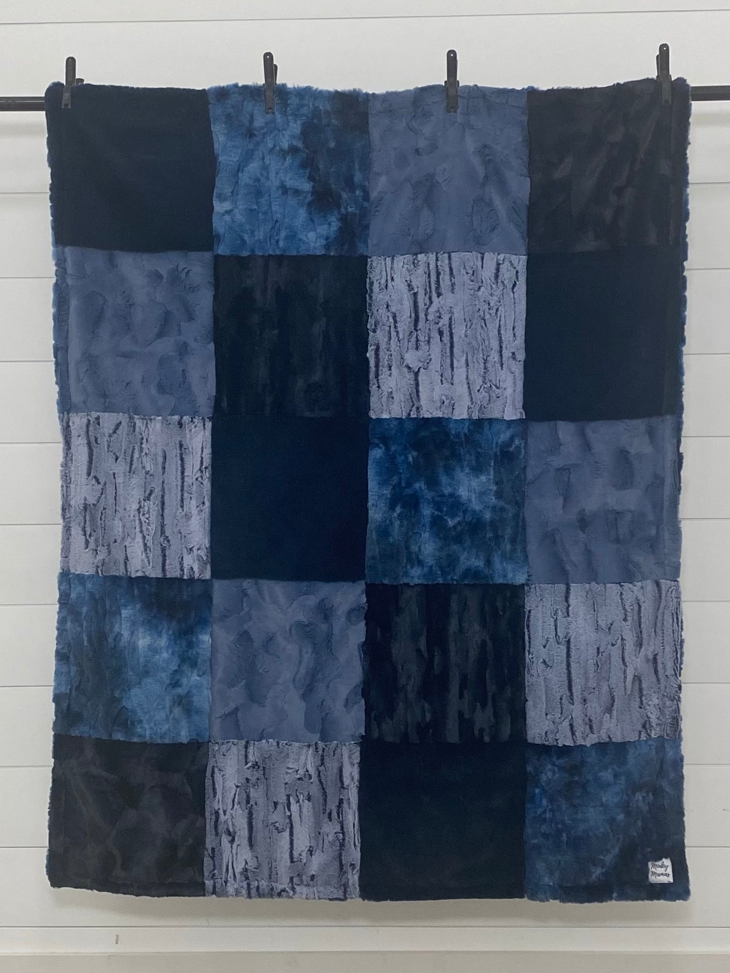 Navy Tie Dye Four Seasons Throw
