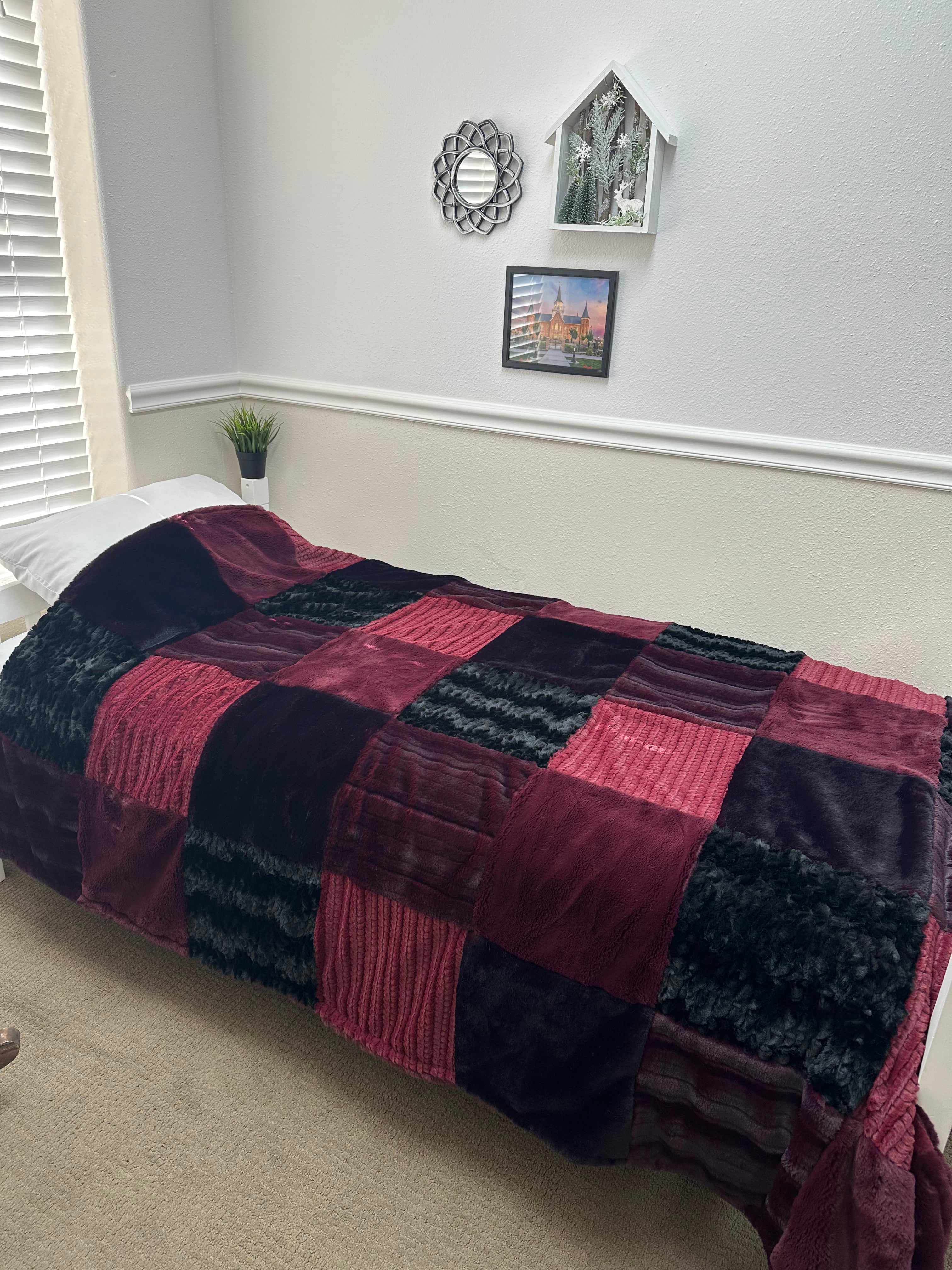 Black Cherry Minky Mama