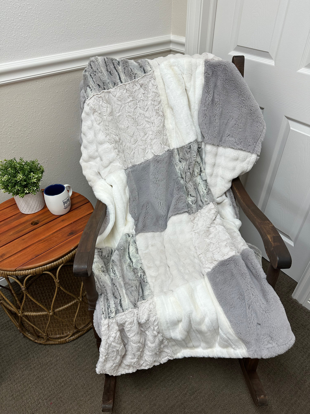 Gray Neutral Throw