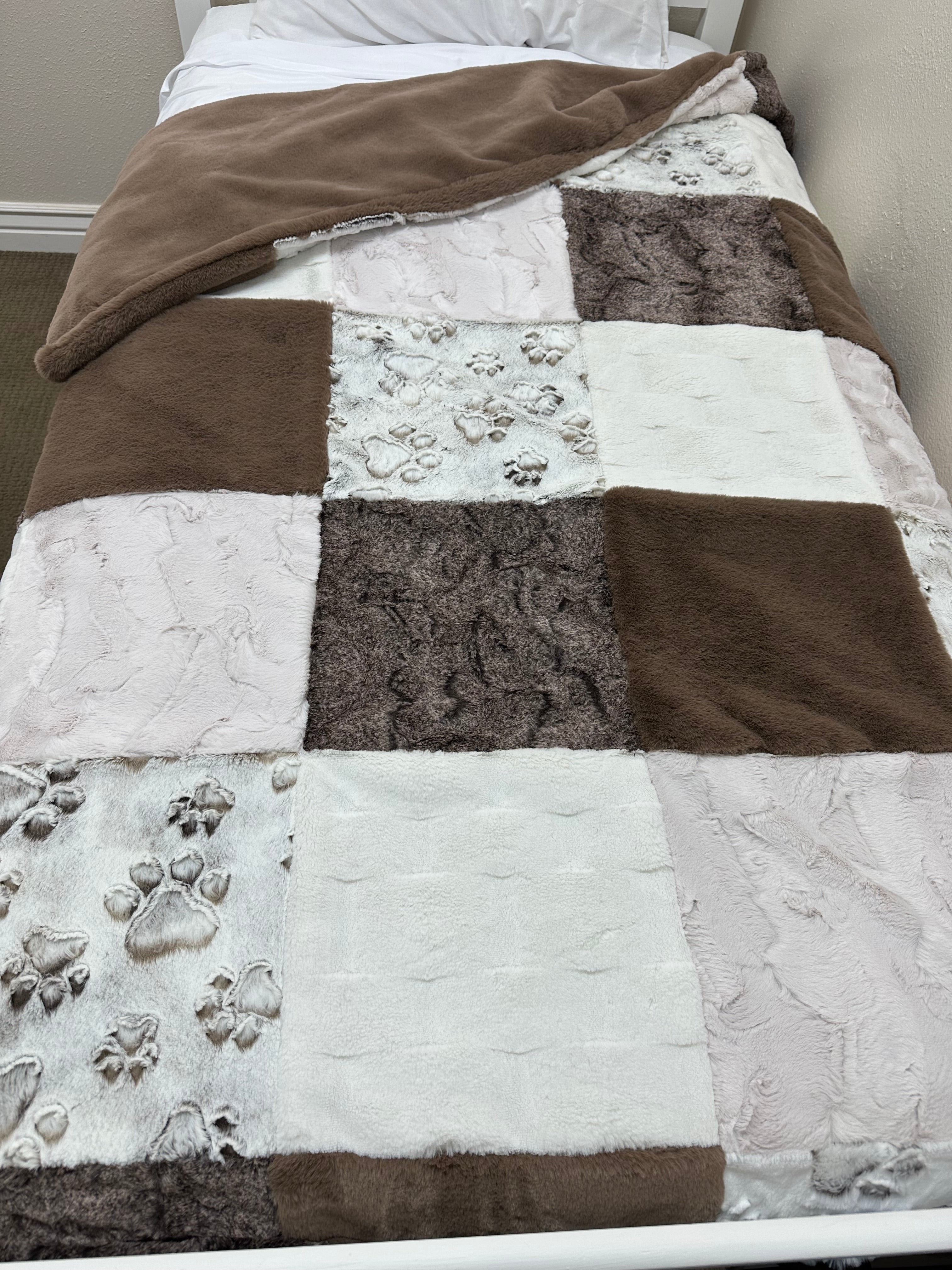 Neutral Paws Minky Mama