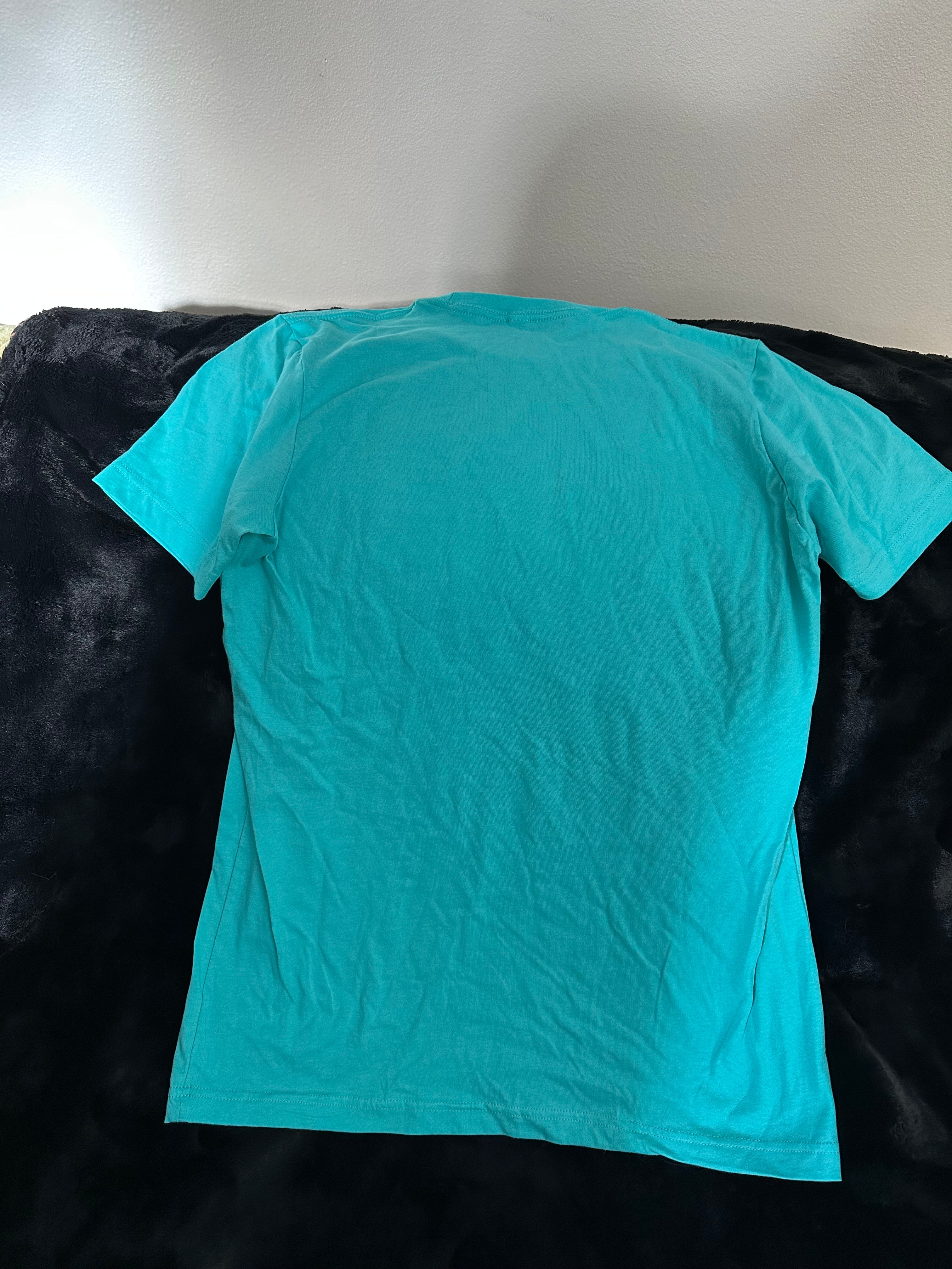 3X Large Blue Flower Shirt
