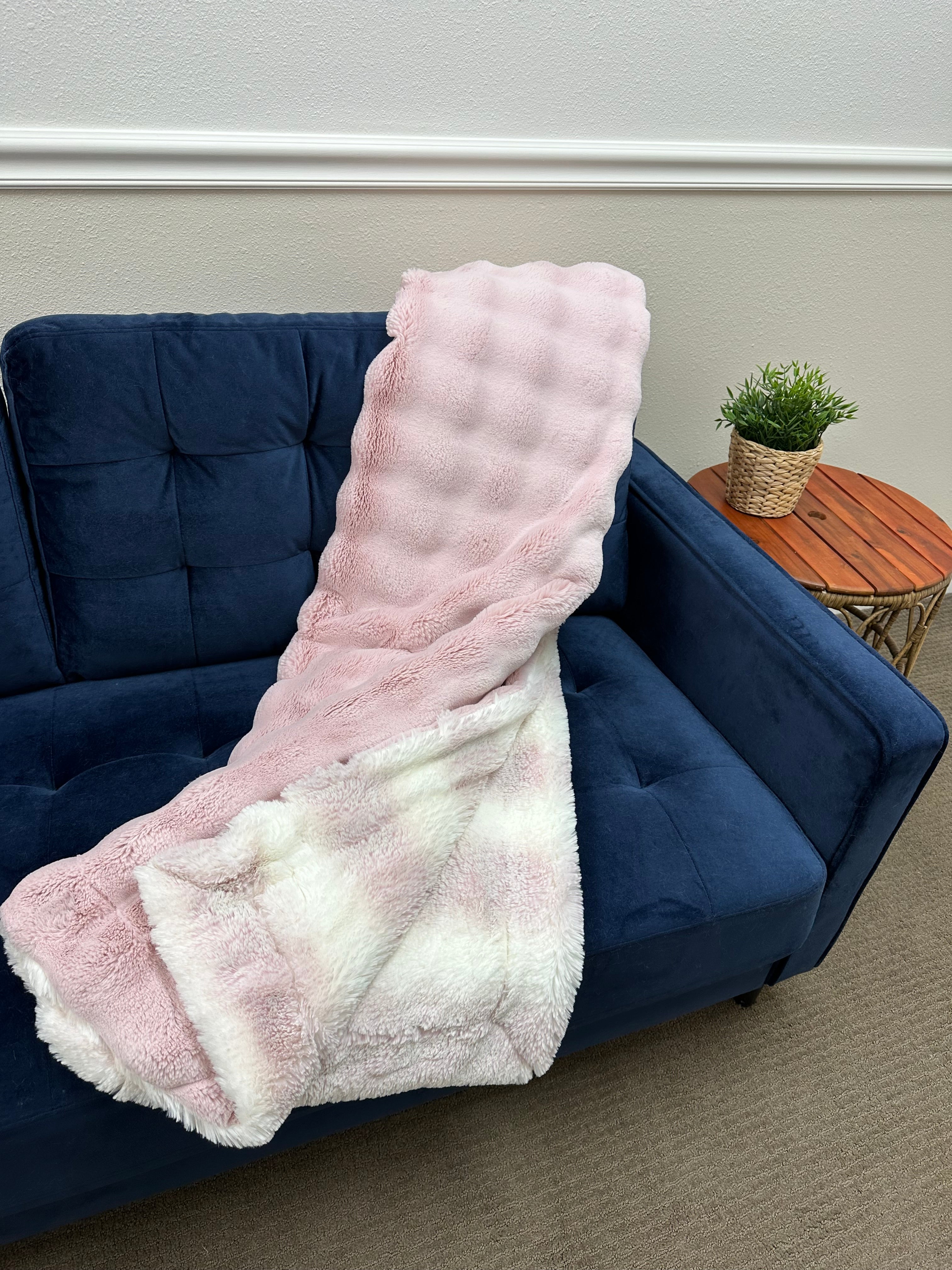 Rosewater Powderpuff Throw