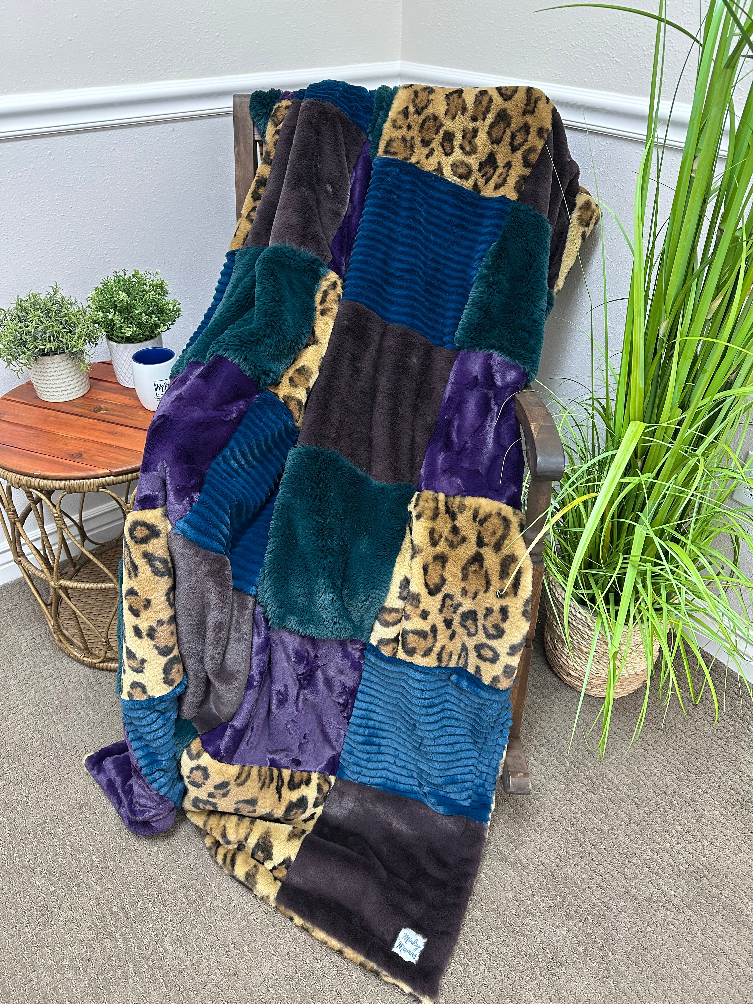 Jungle Cat Minky Mama