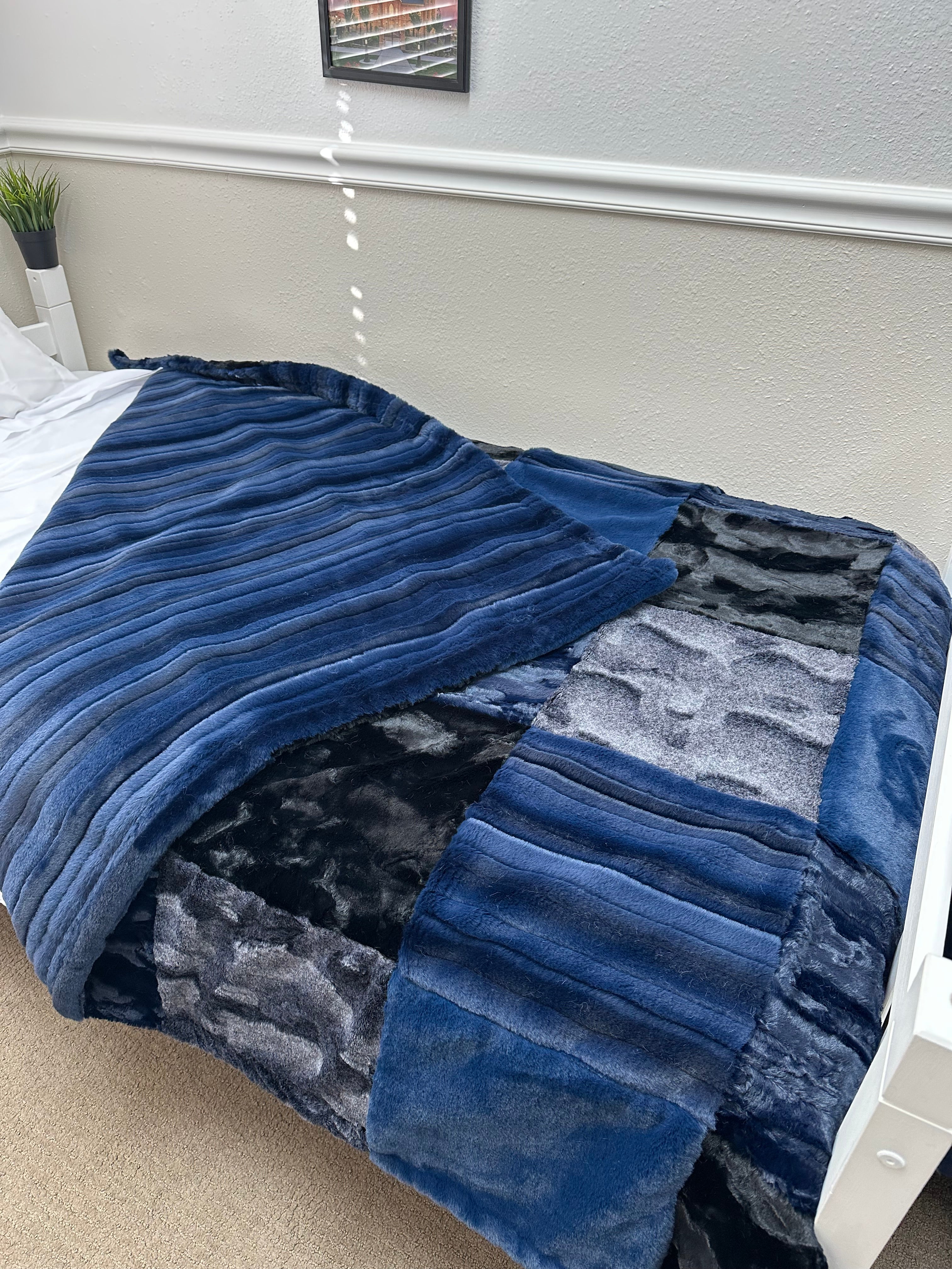 Blue Vienna Minky Mama