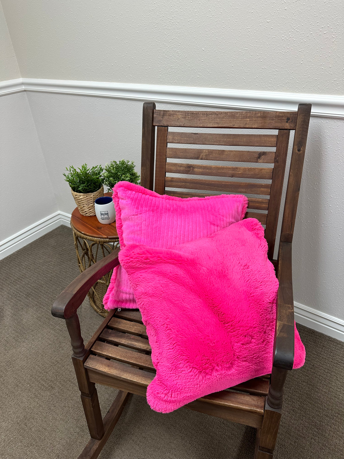 Think Pink Throw Pillow