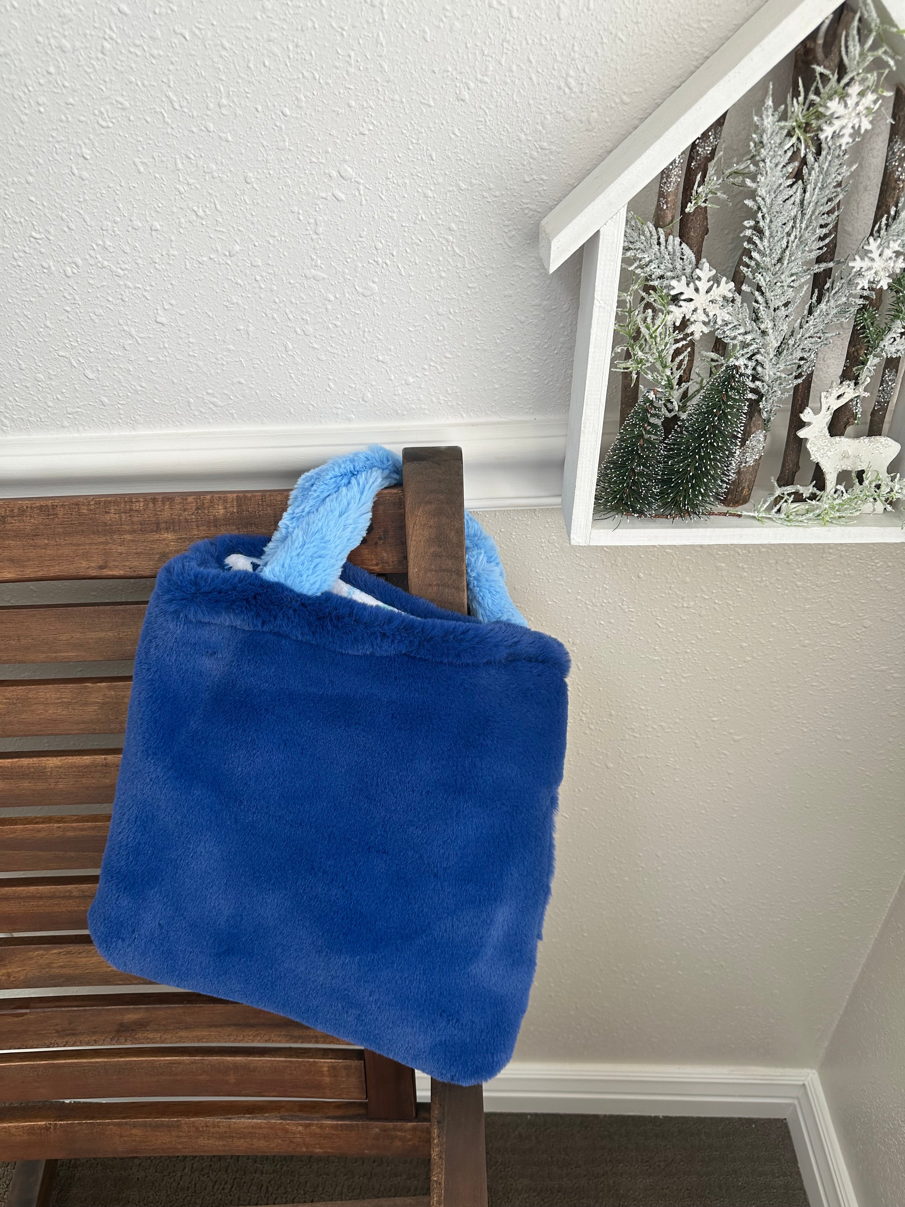 Blue Snowflake Small Bag