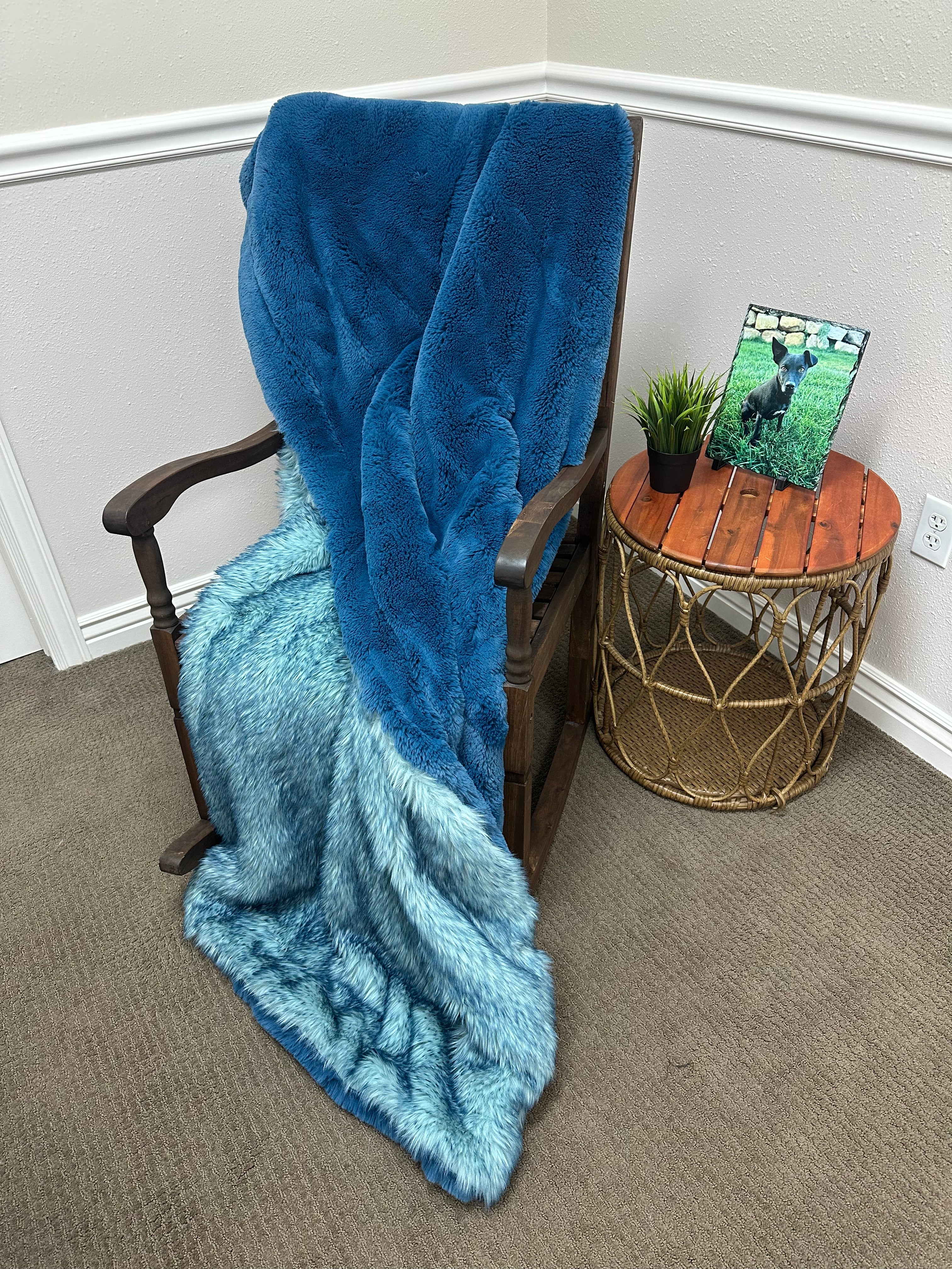 Blue berry Simple Minky Mama