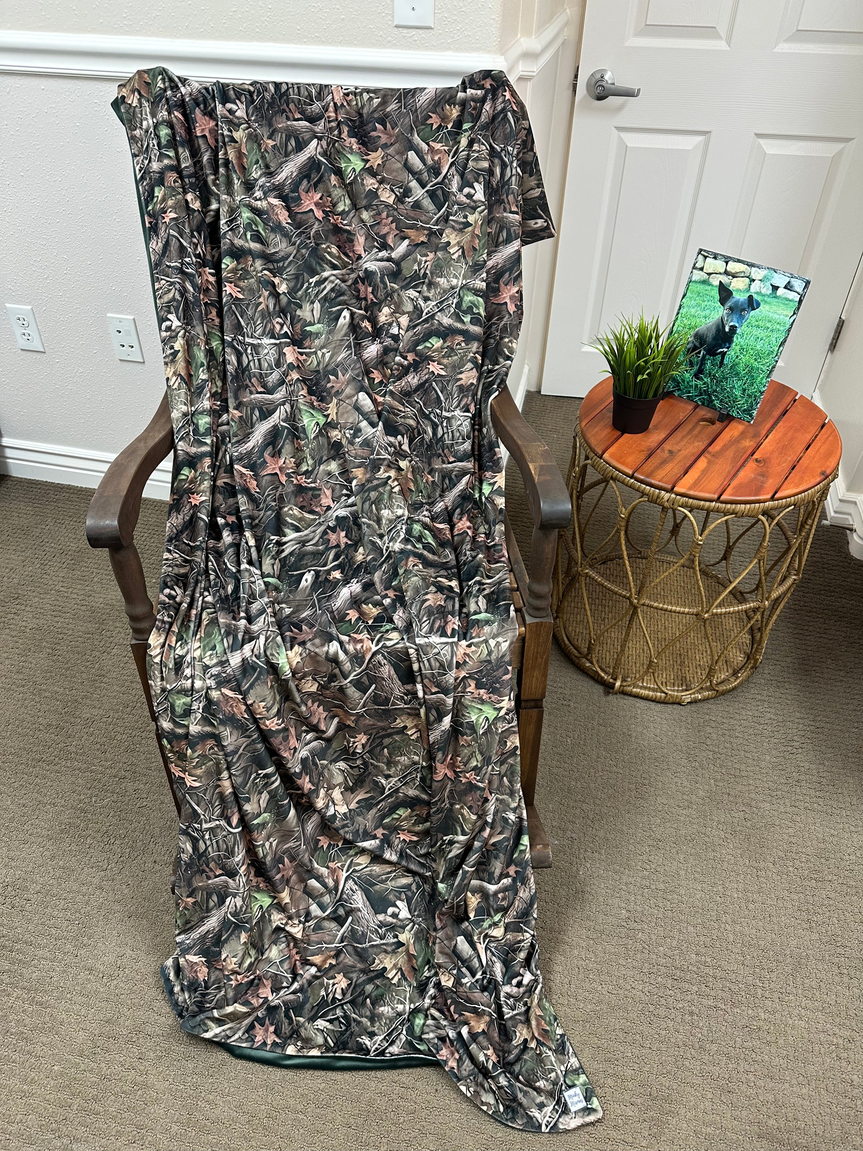 60”x86” Camo Marshmallow