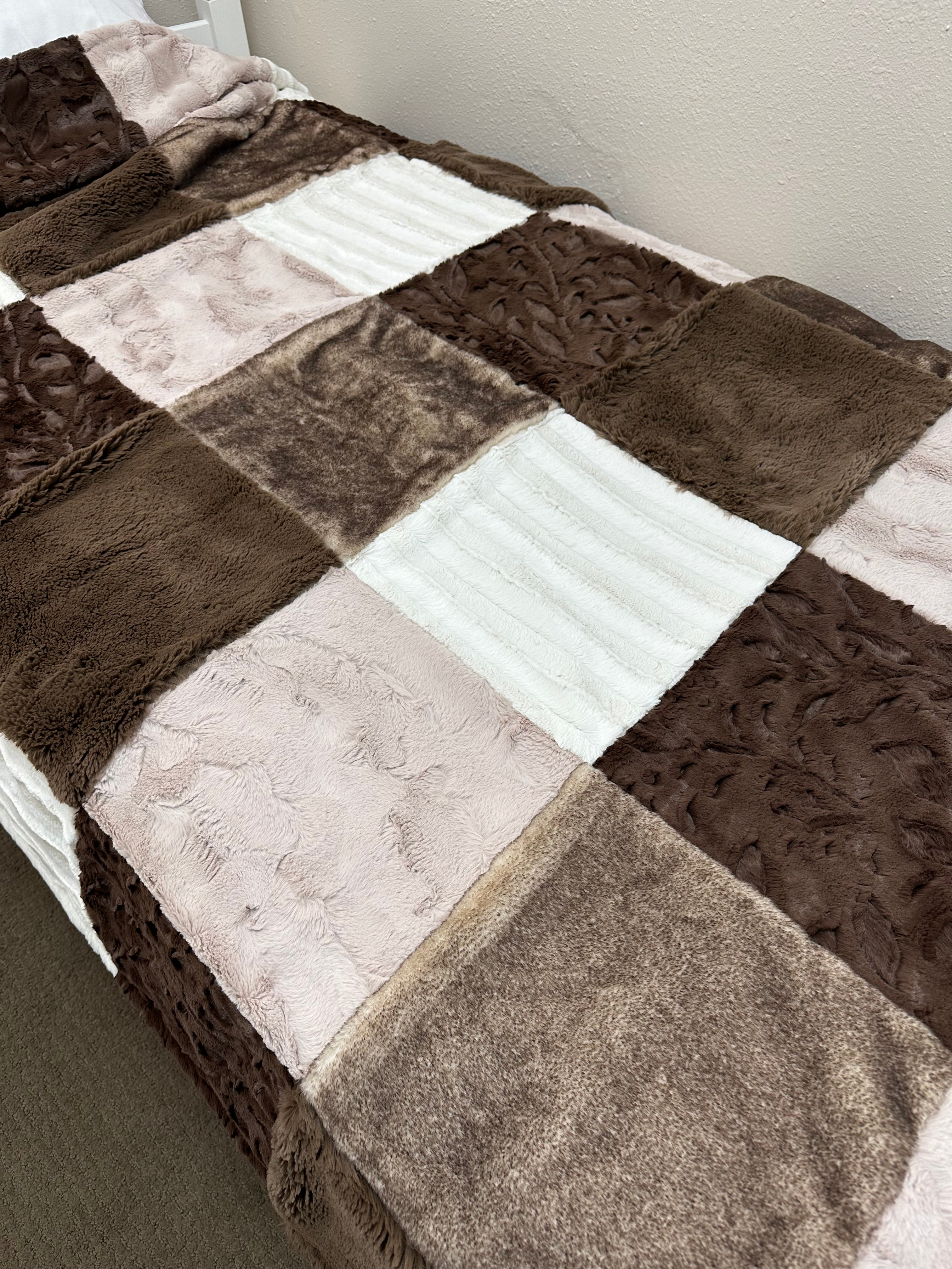 Browns and Tans Minky Mama