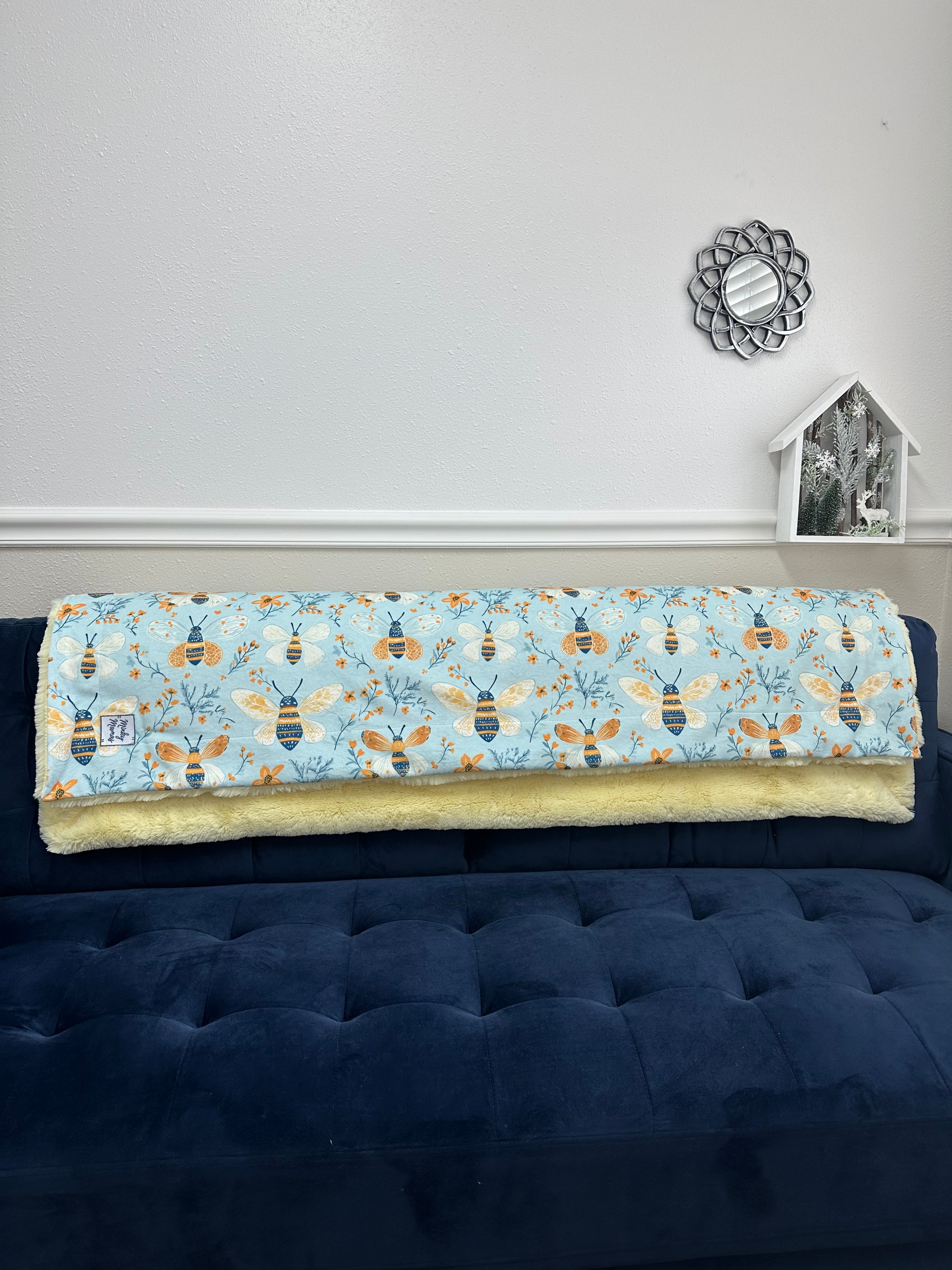Butter Bunny Bee Throw