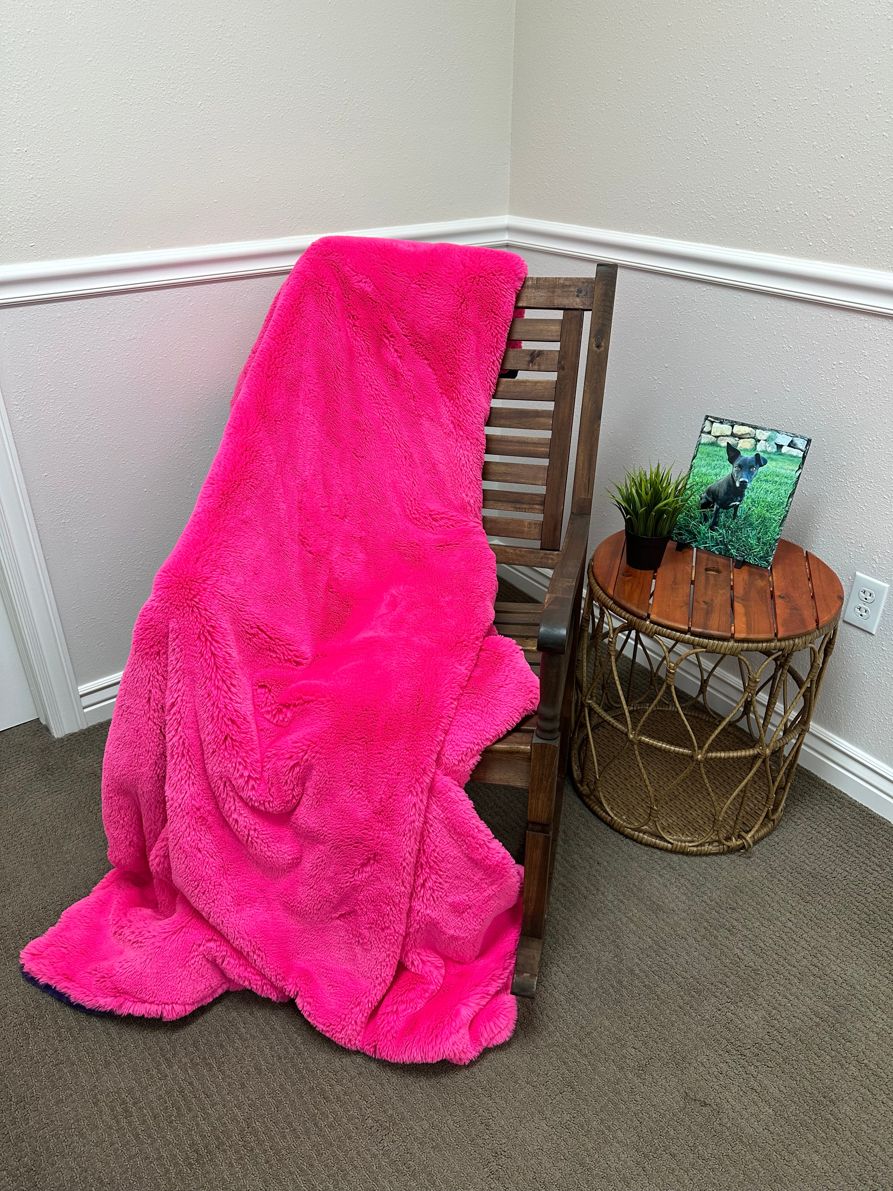 Lush Bunny Bright Blanket