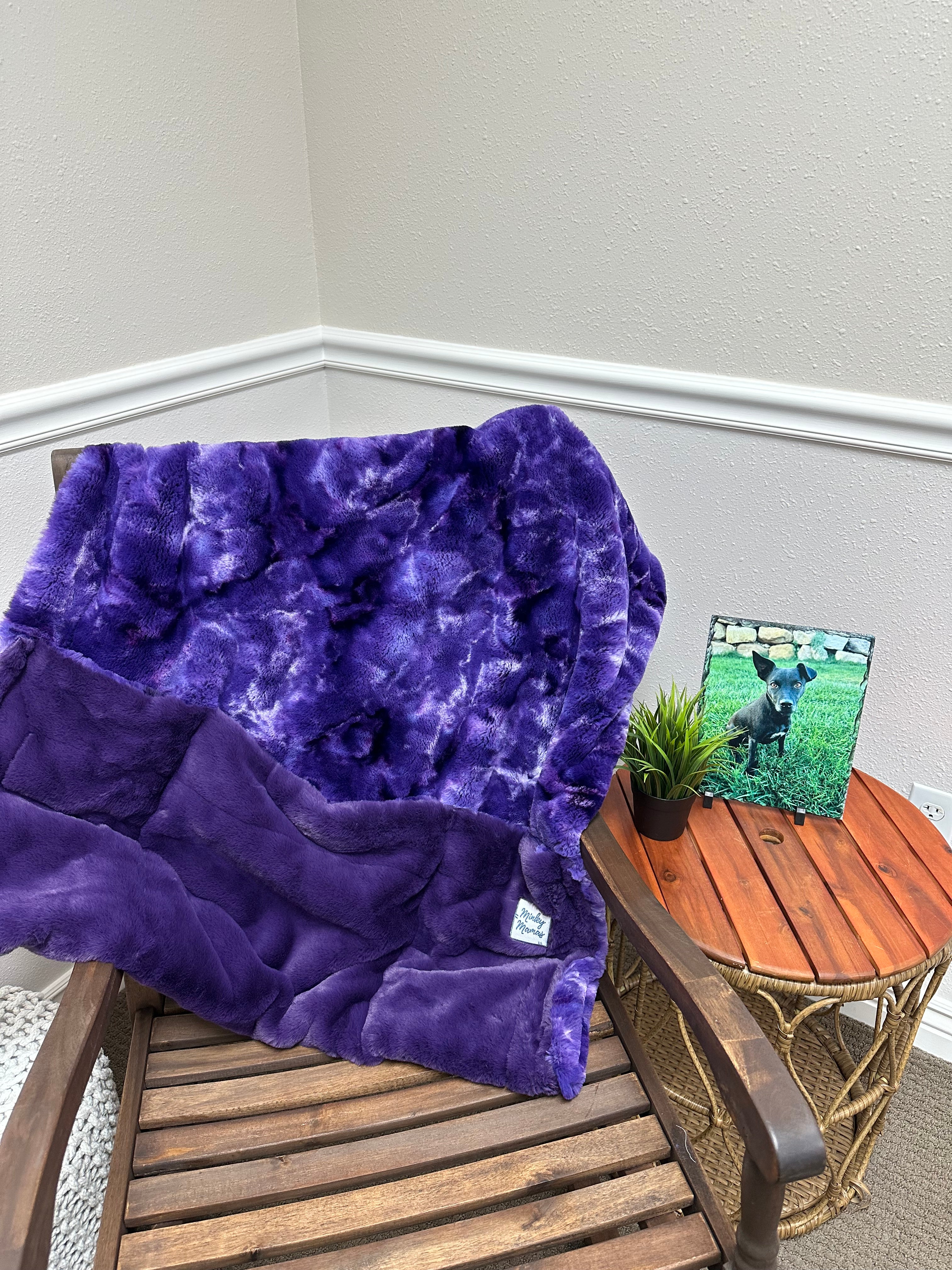 Grape Jam Travel Blanket