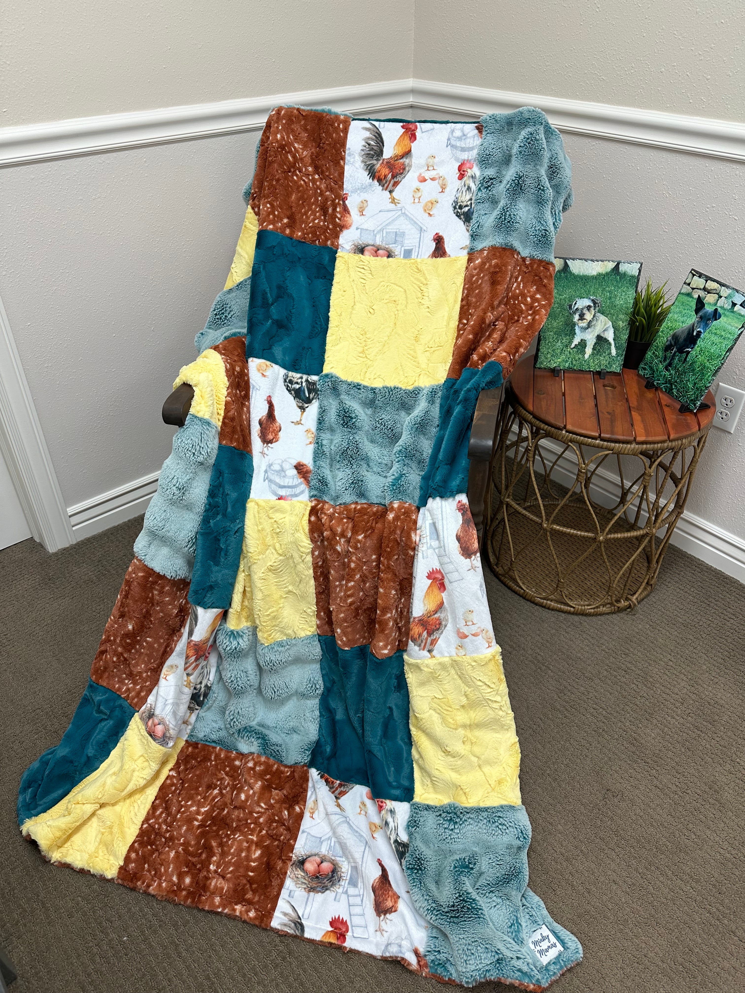 Chicken Fawn Minky Mama