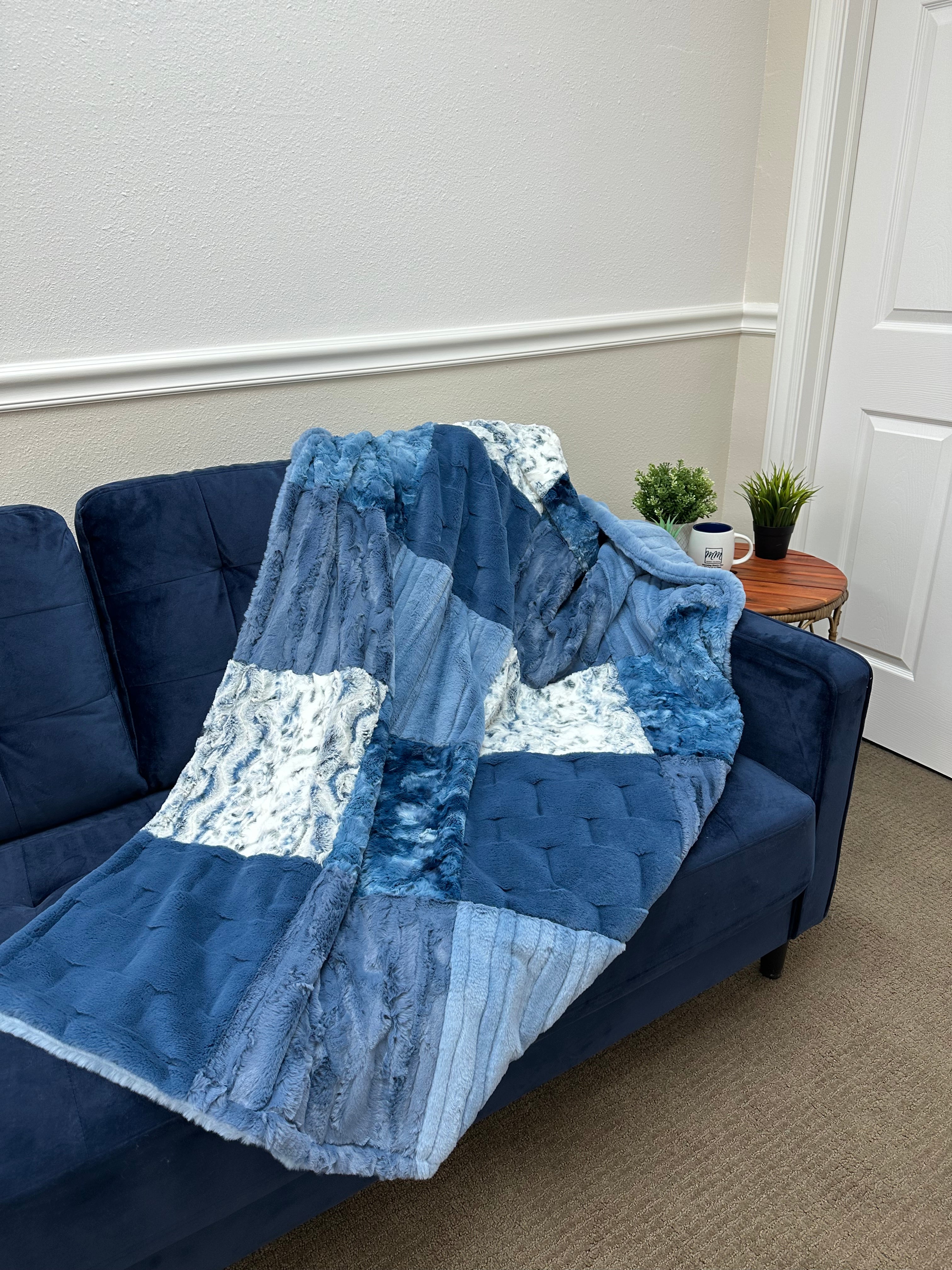 Blue Vienna Throw