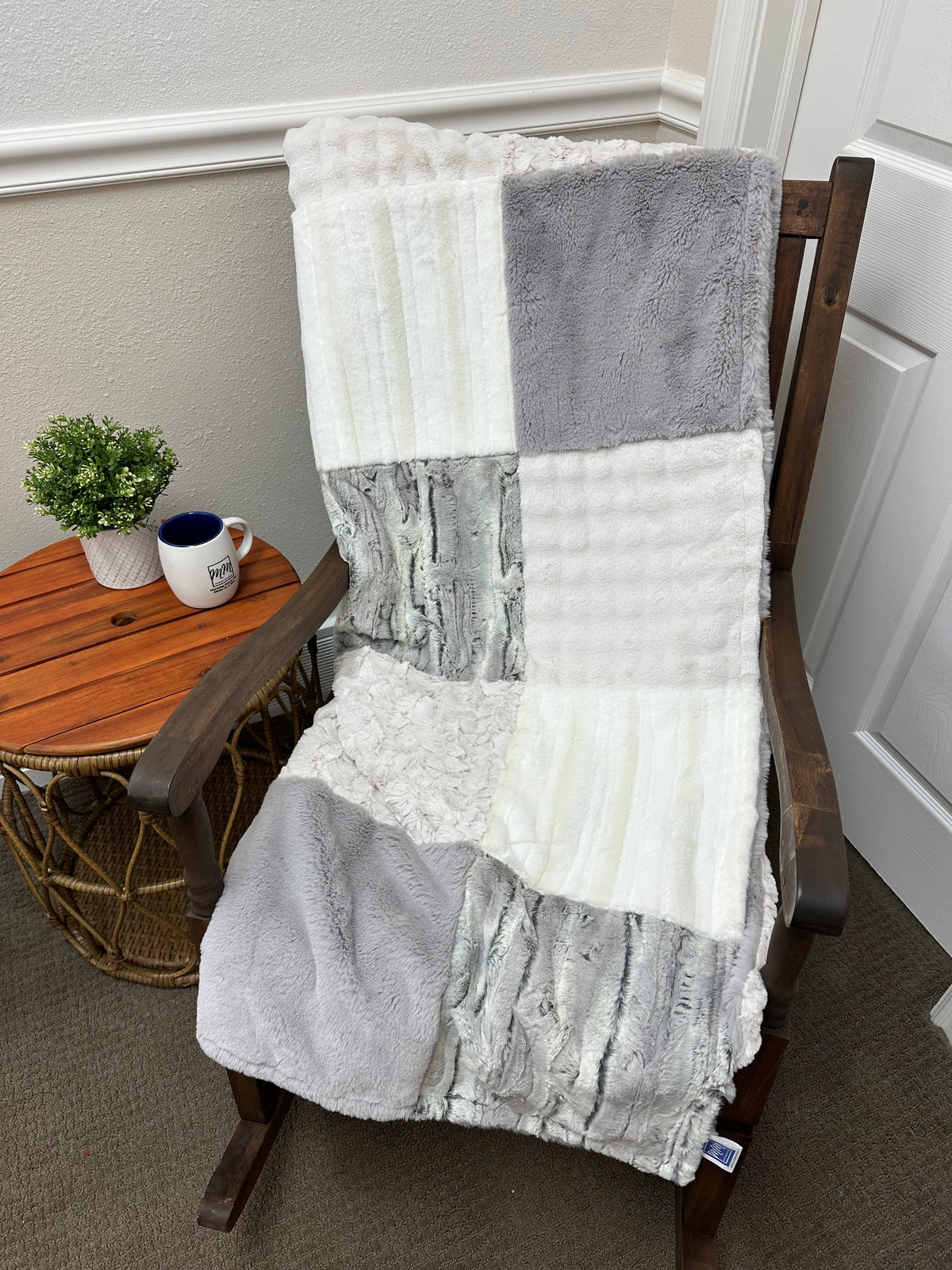 Gray Neutral Throw