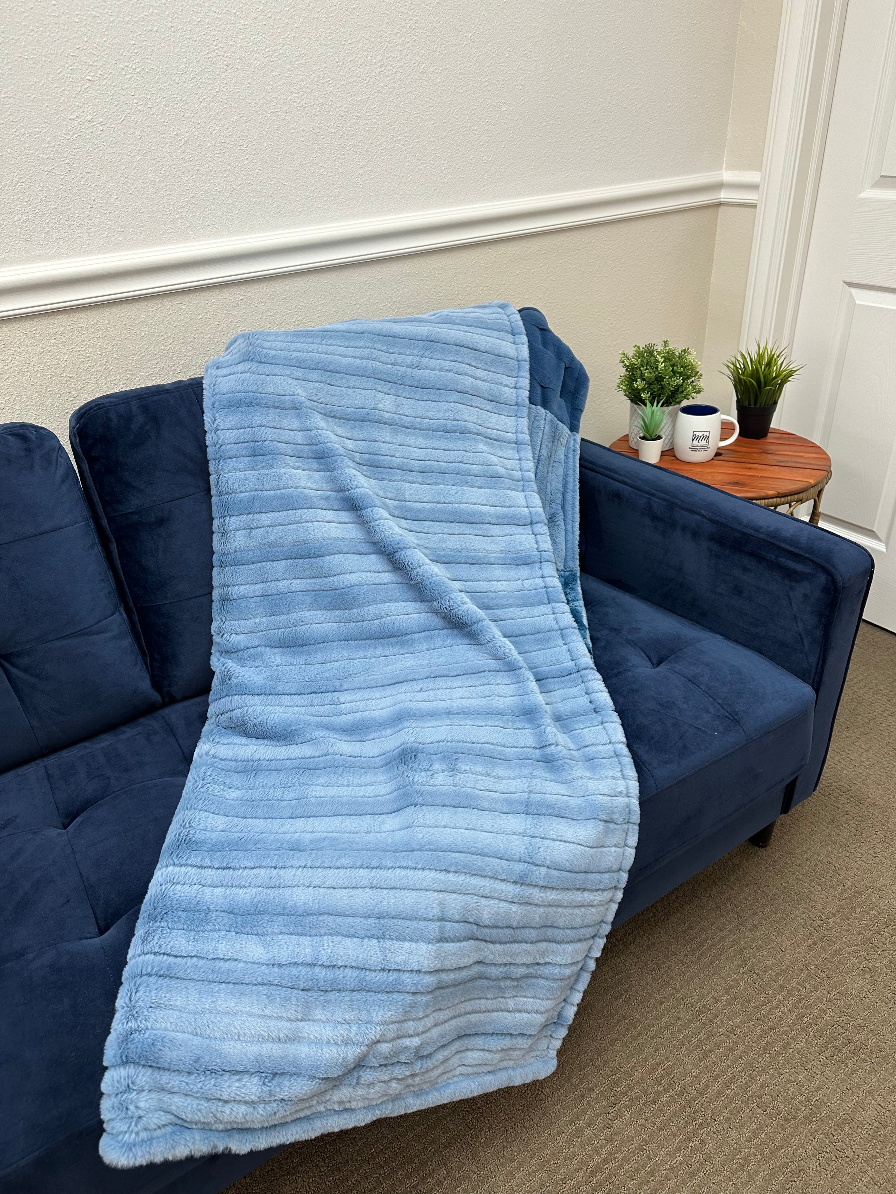 Blue Vienna Throw