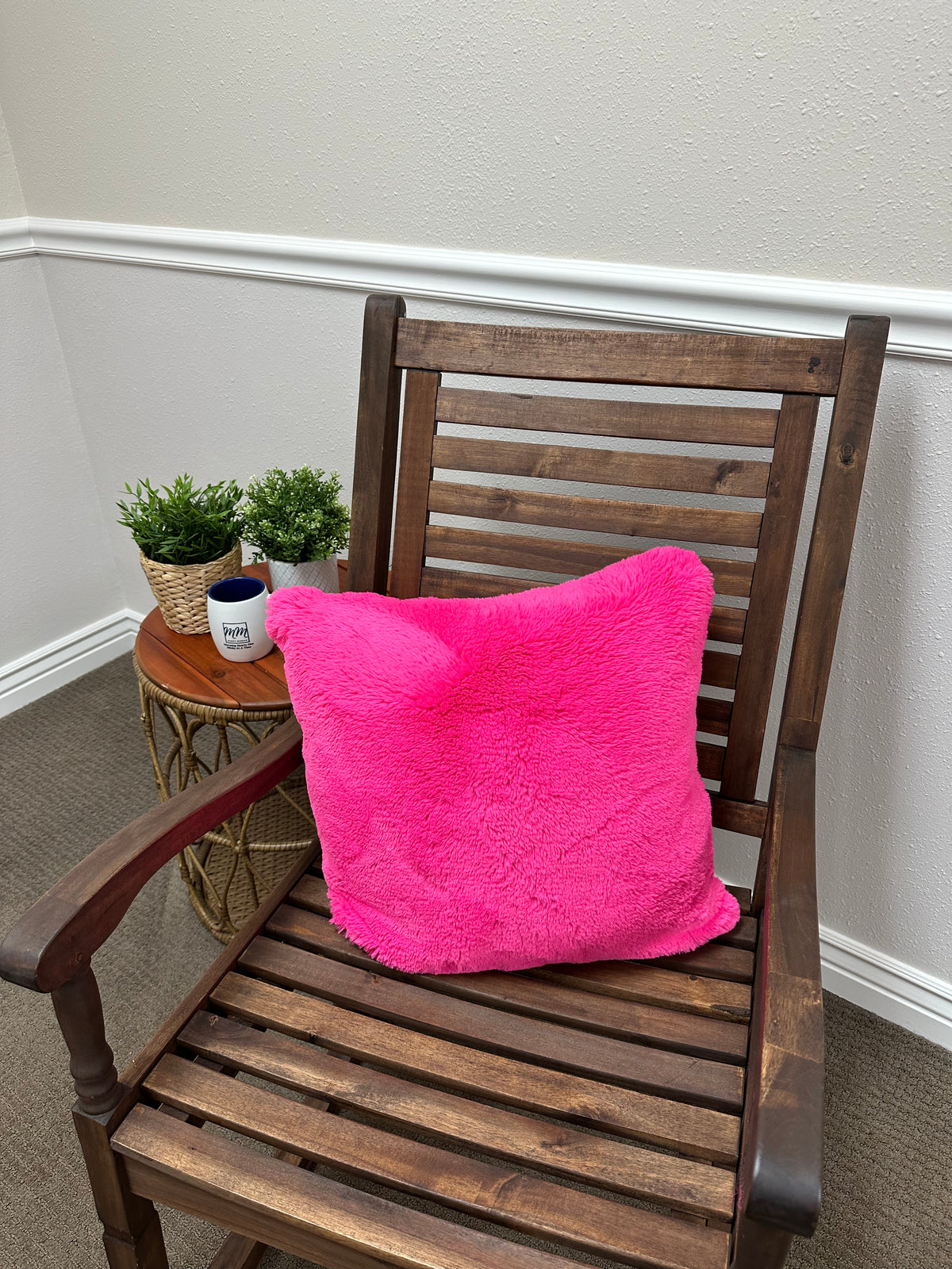 Think Pink Throw Pillow