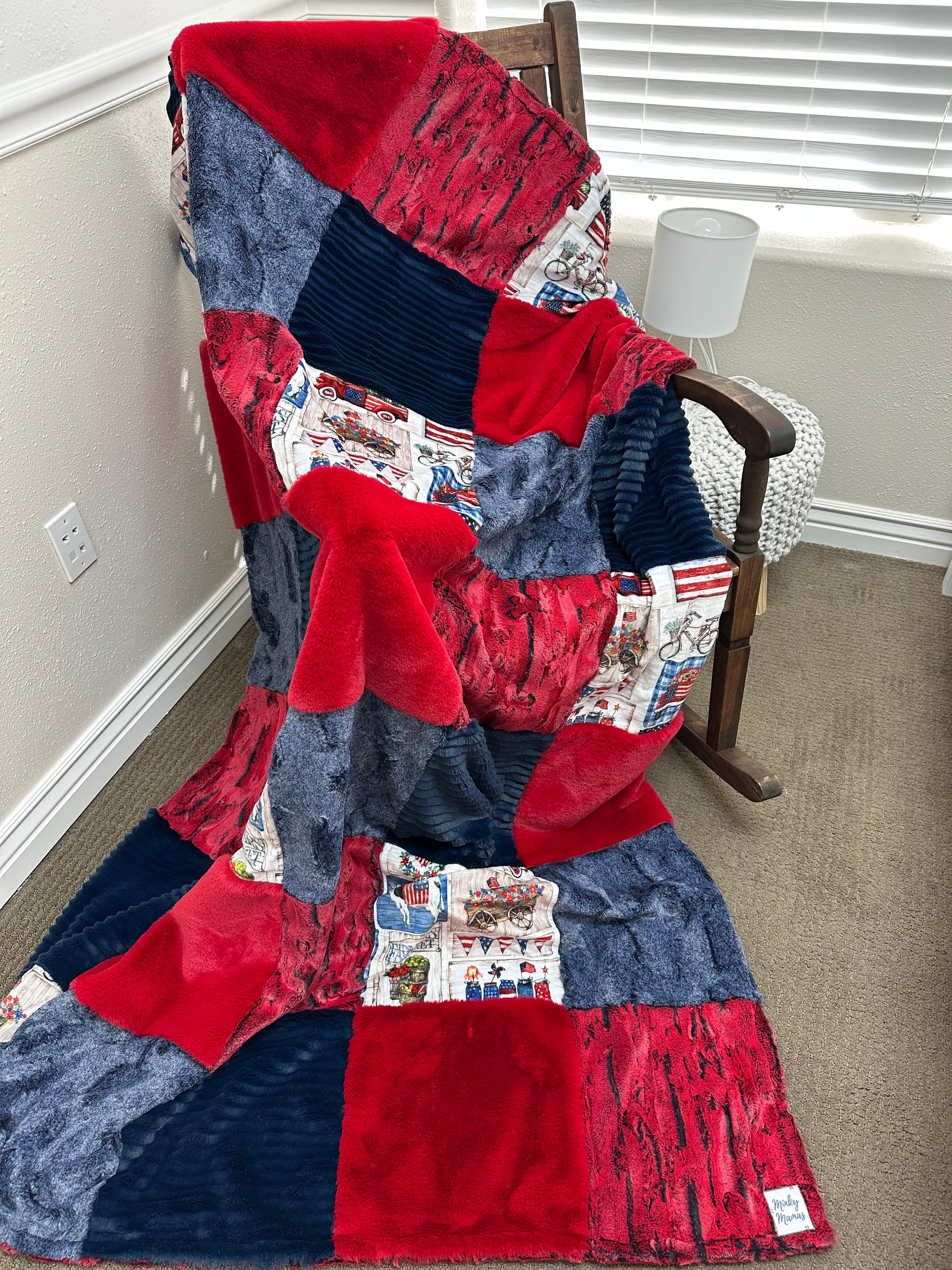 Patriotic Minky Mama