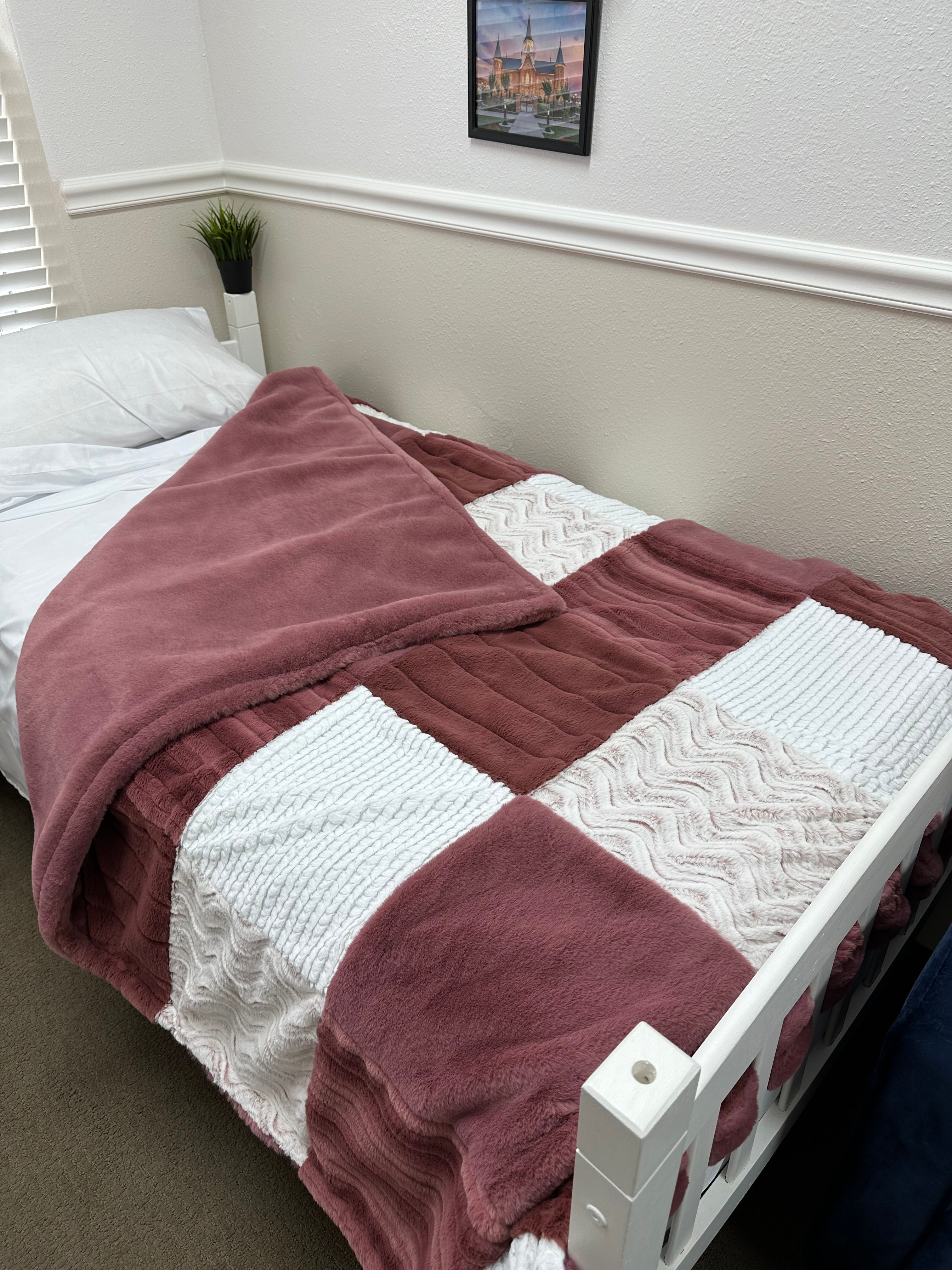 Desert Rose Minky Mama