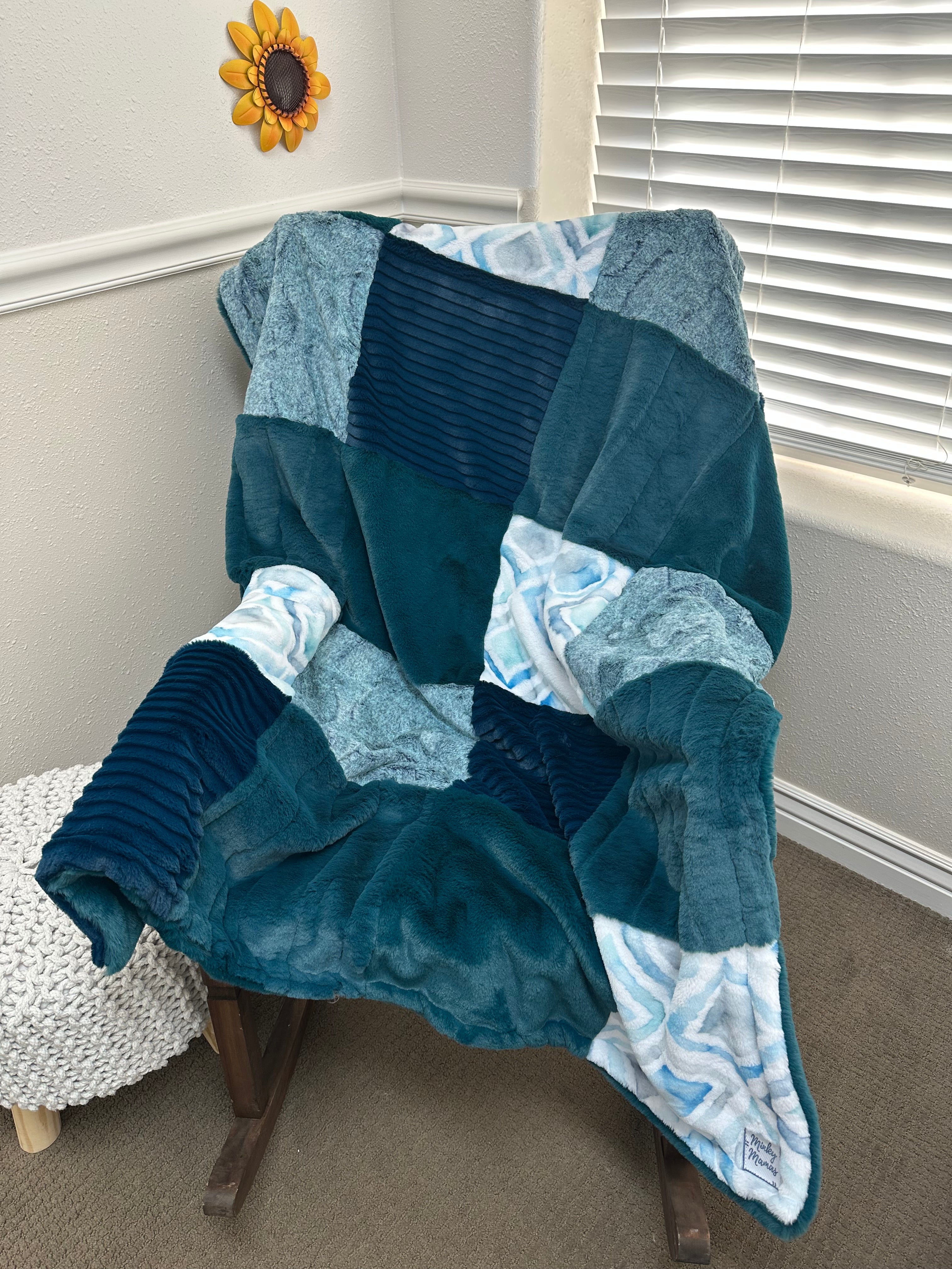 Dark Teal Throw