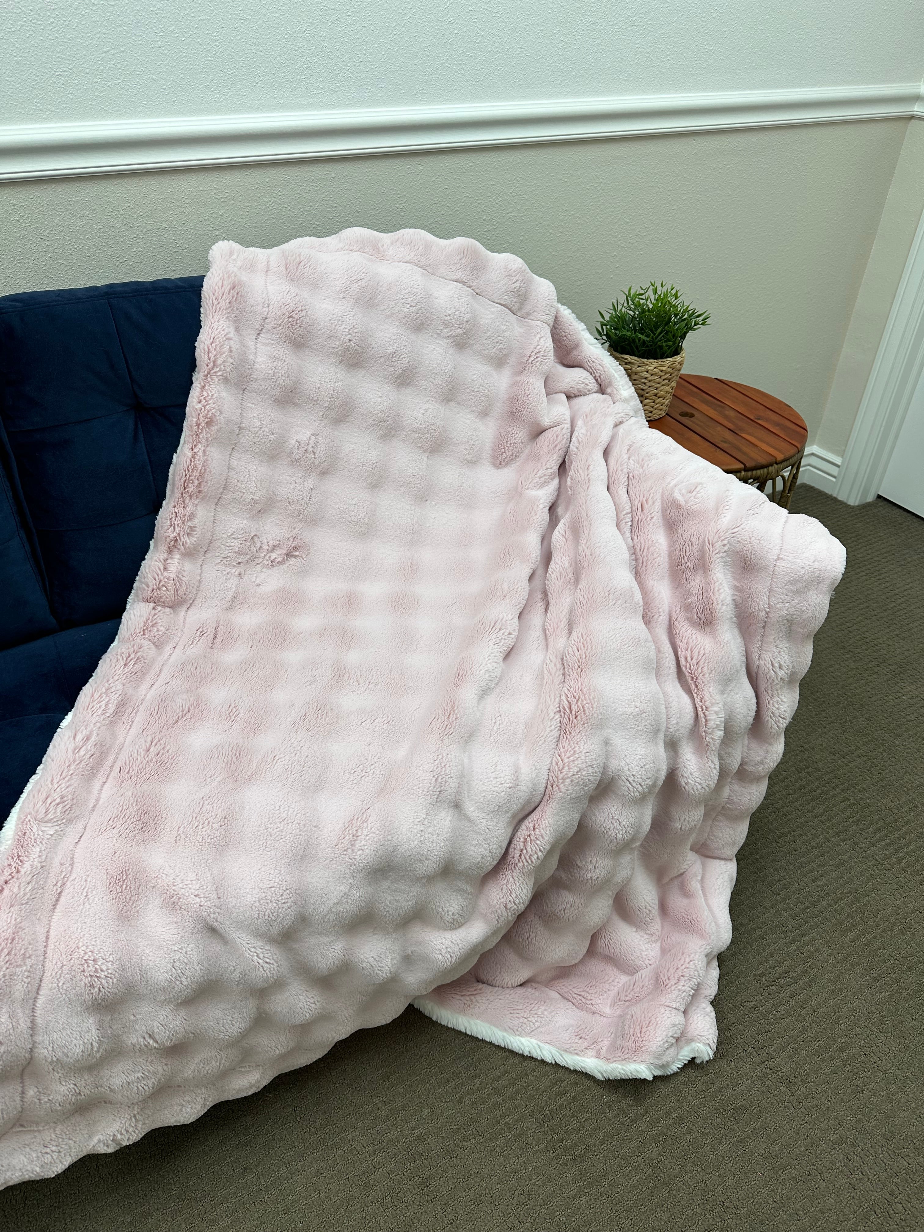 Rosewater Powderpuff Throw
