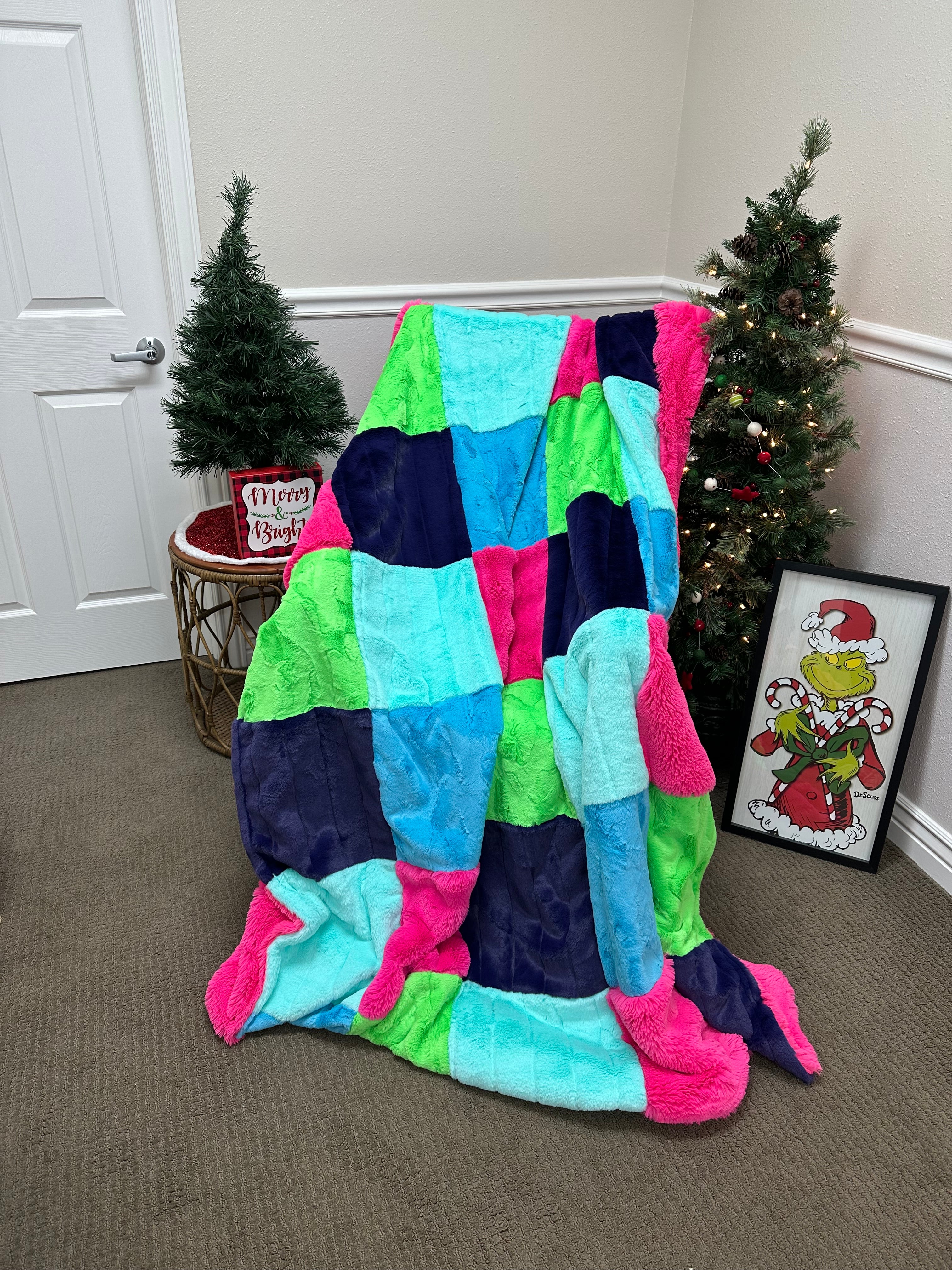 Lush Bunny Bright Blanket