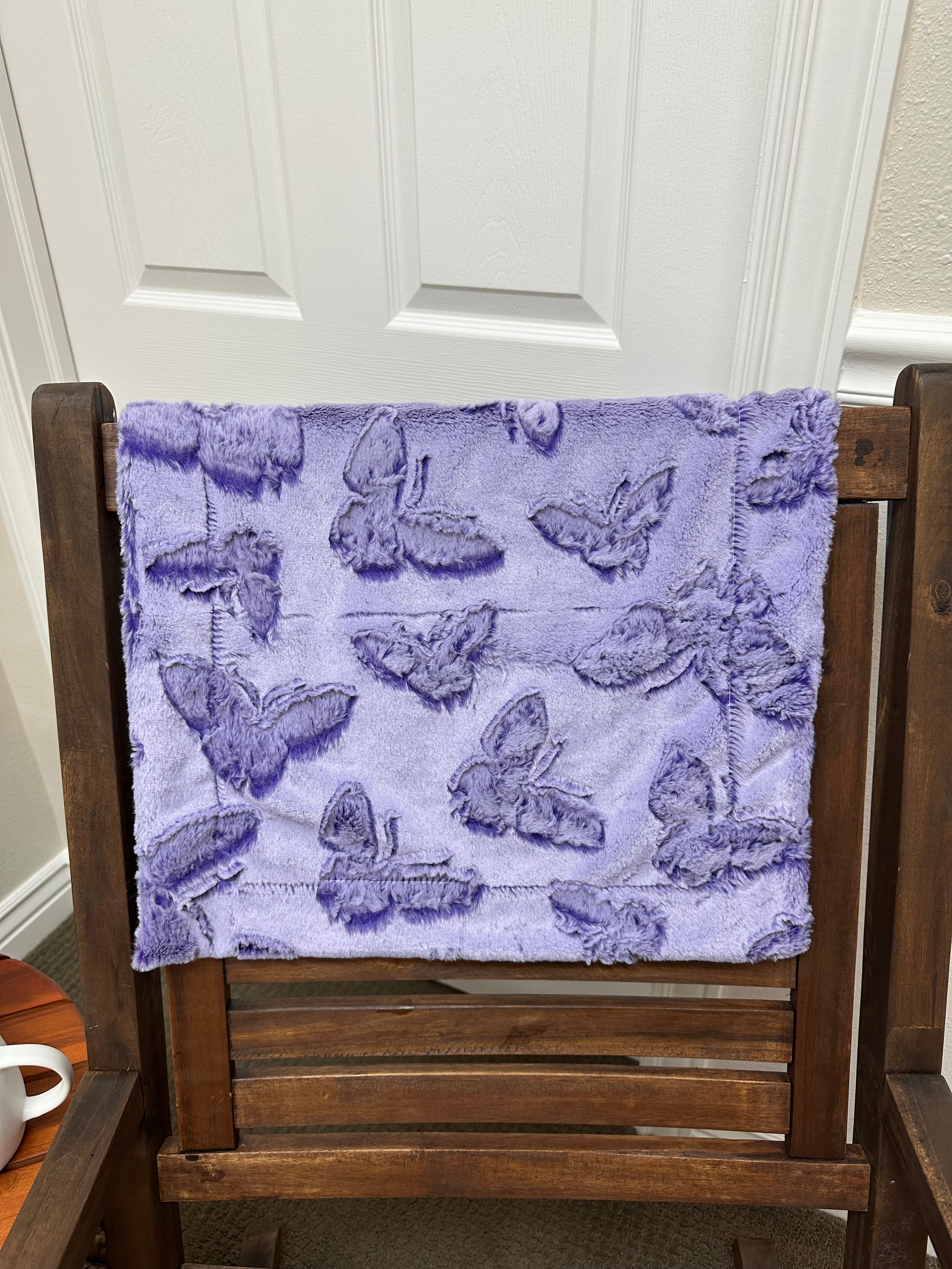 Purple Embossed misfit Lovie