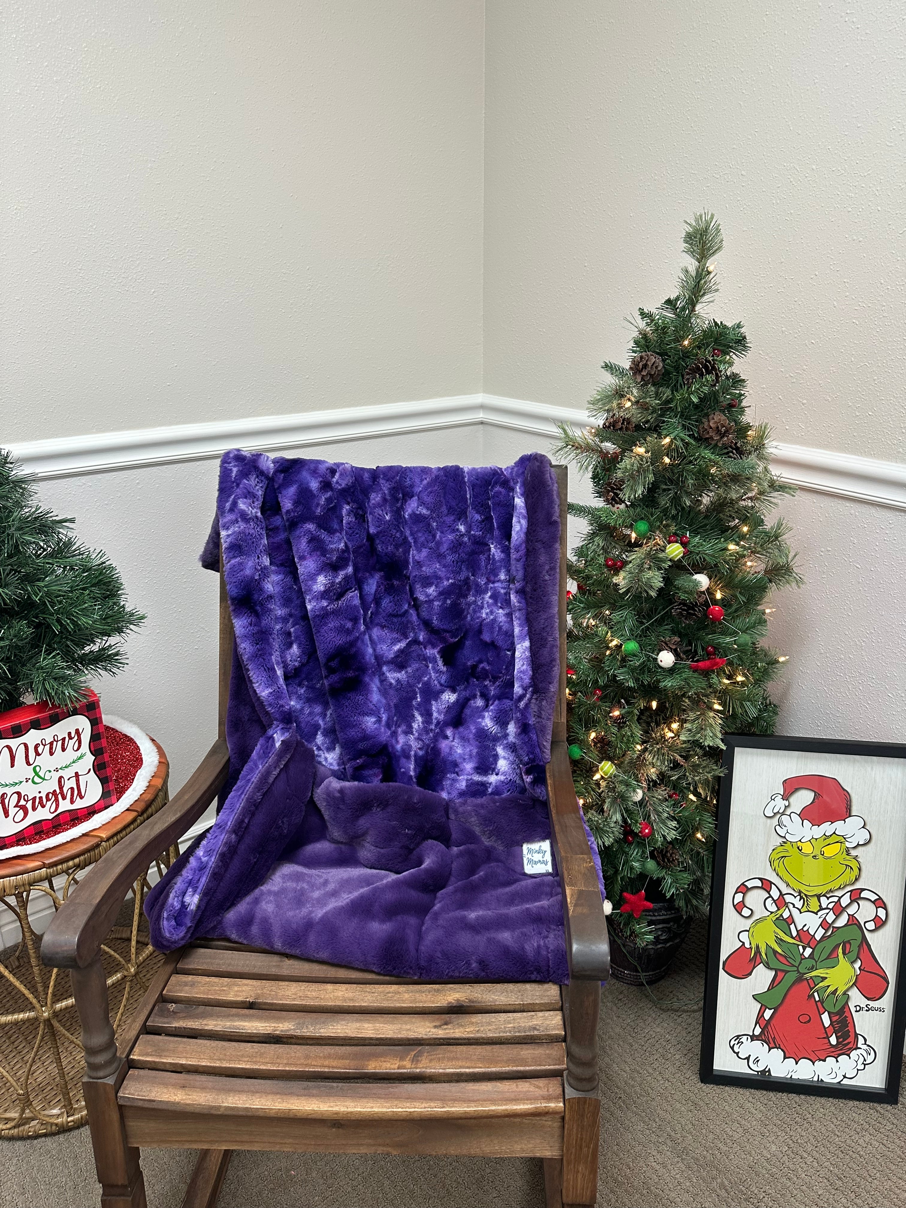 Grape Jam Travel Blanket