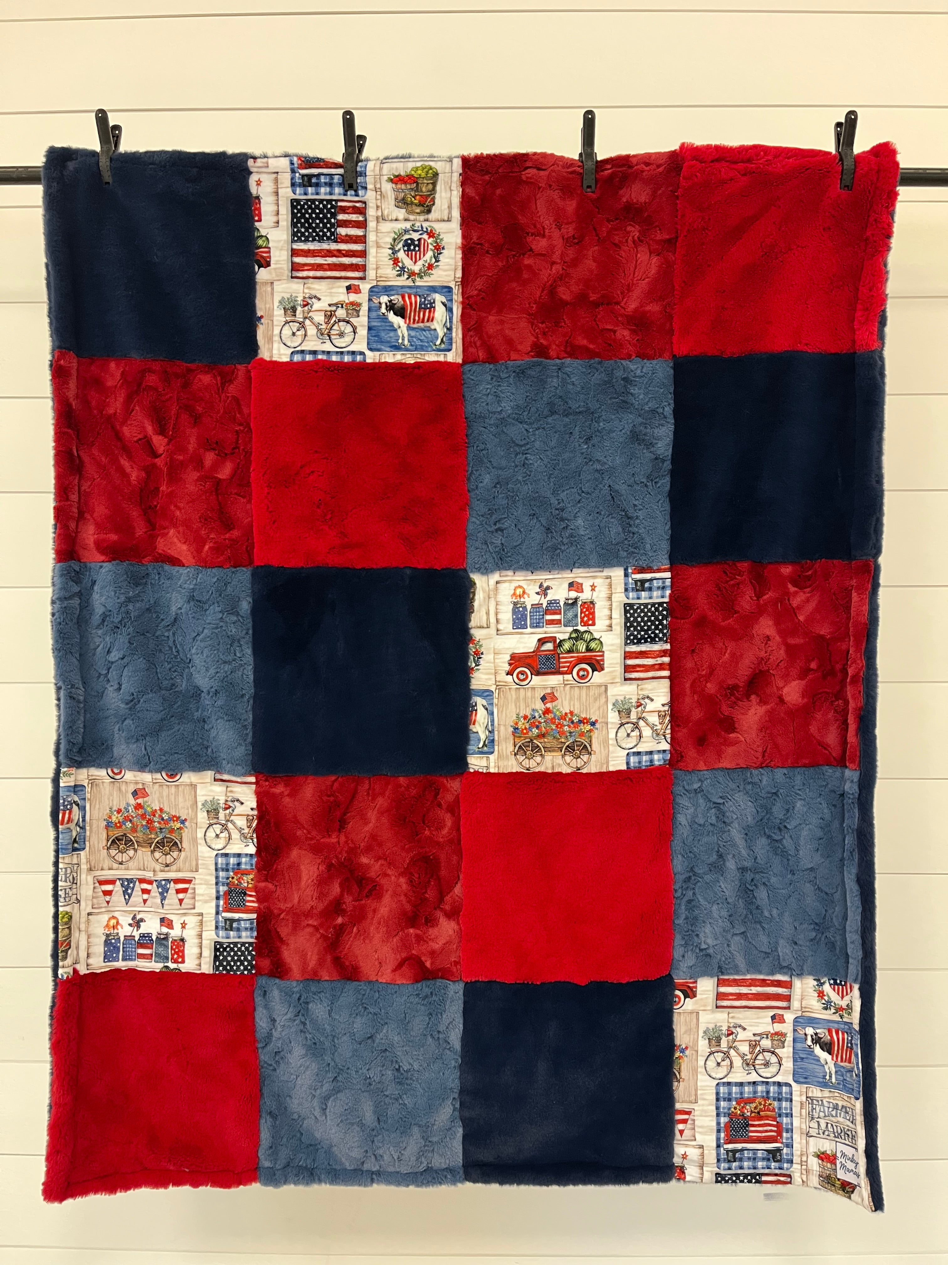 Patriotic Throw