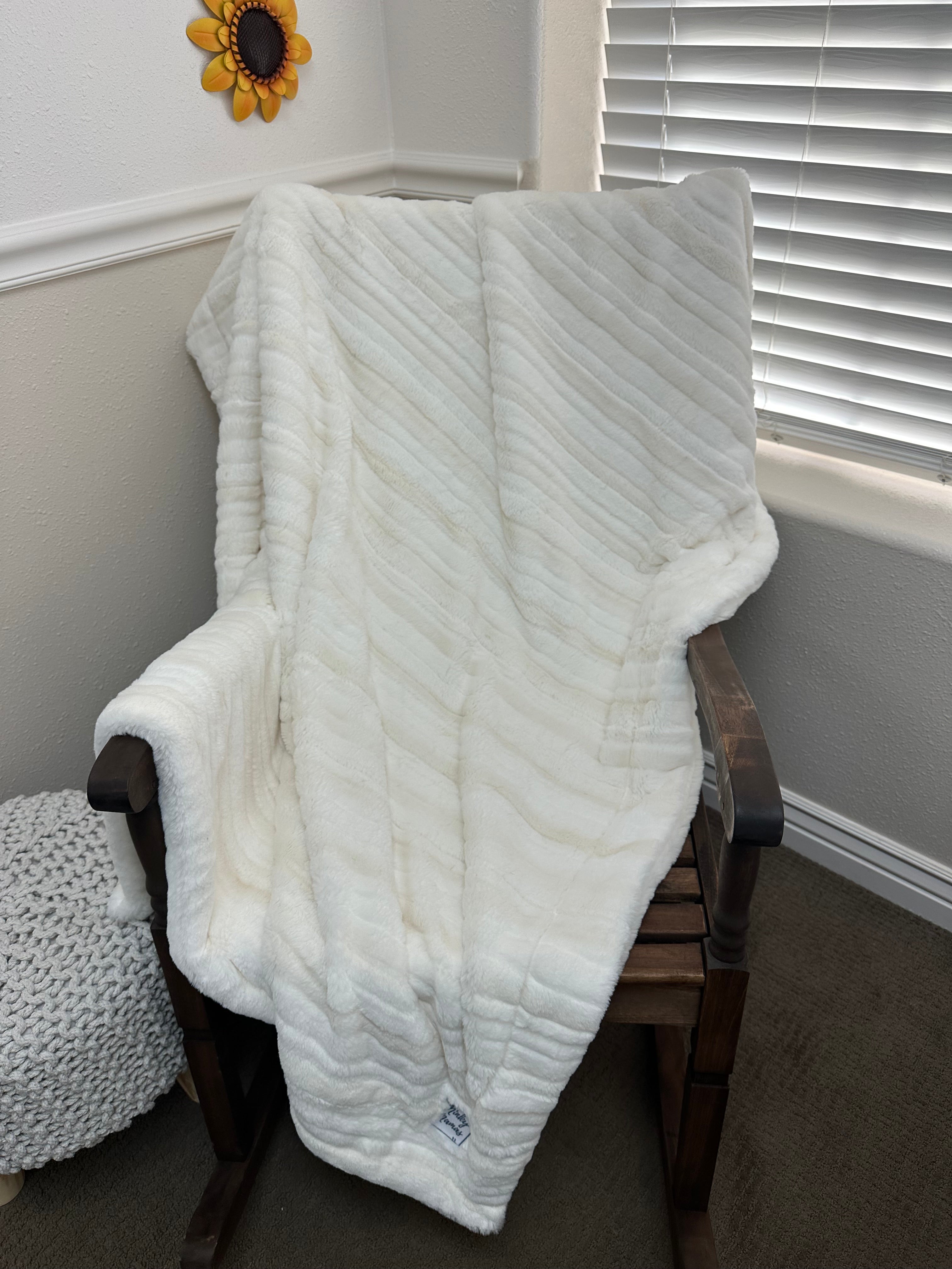 Simple Cream throw