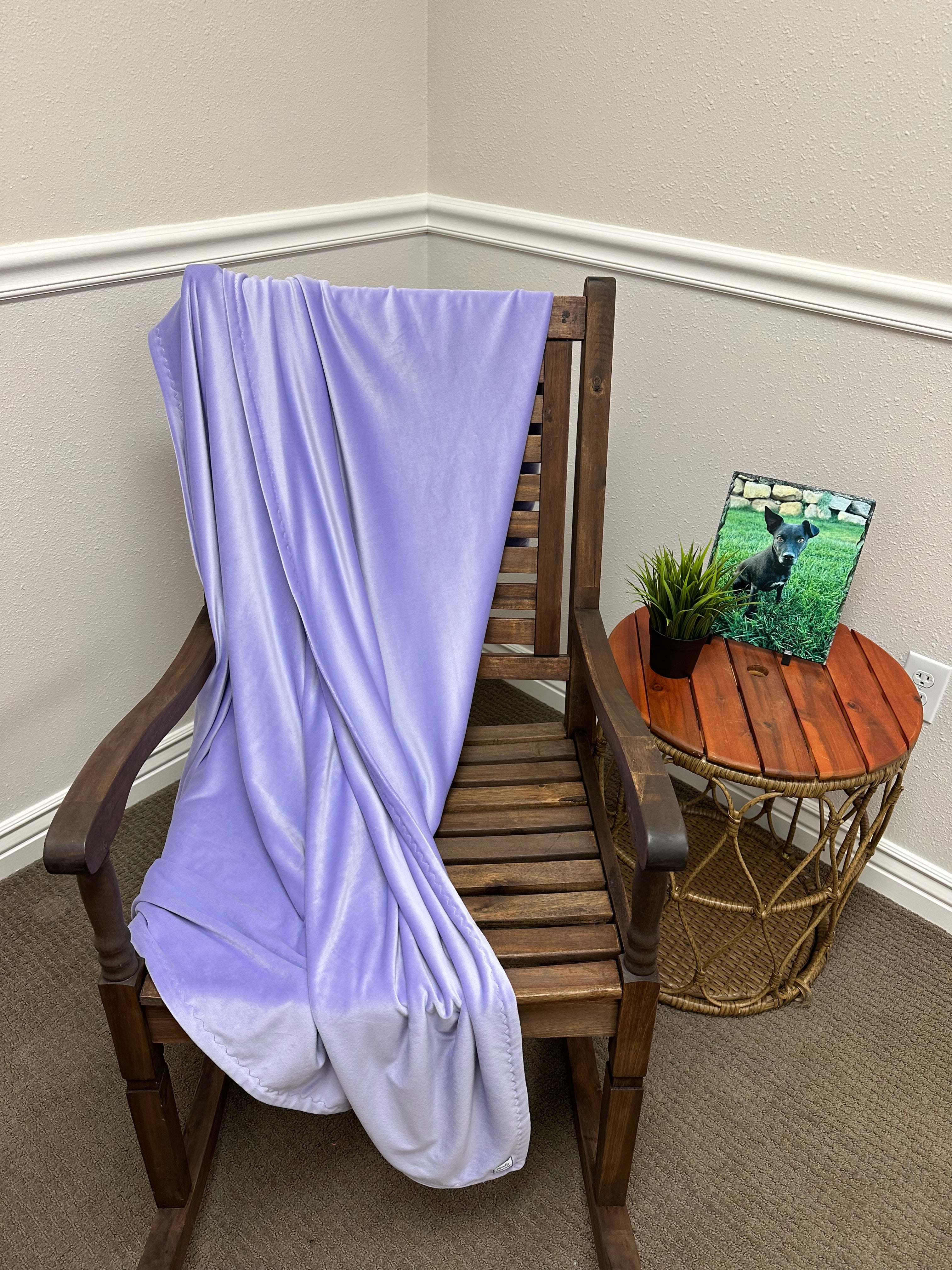 50”x60” Lavender Marshmallow