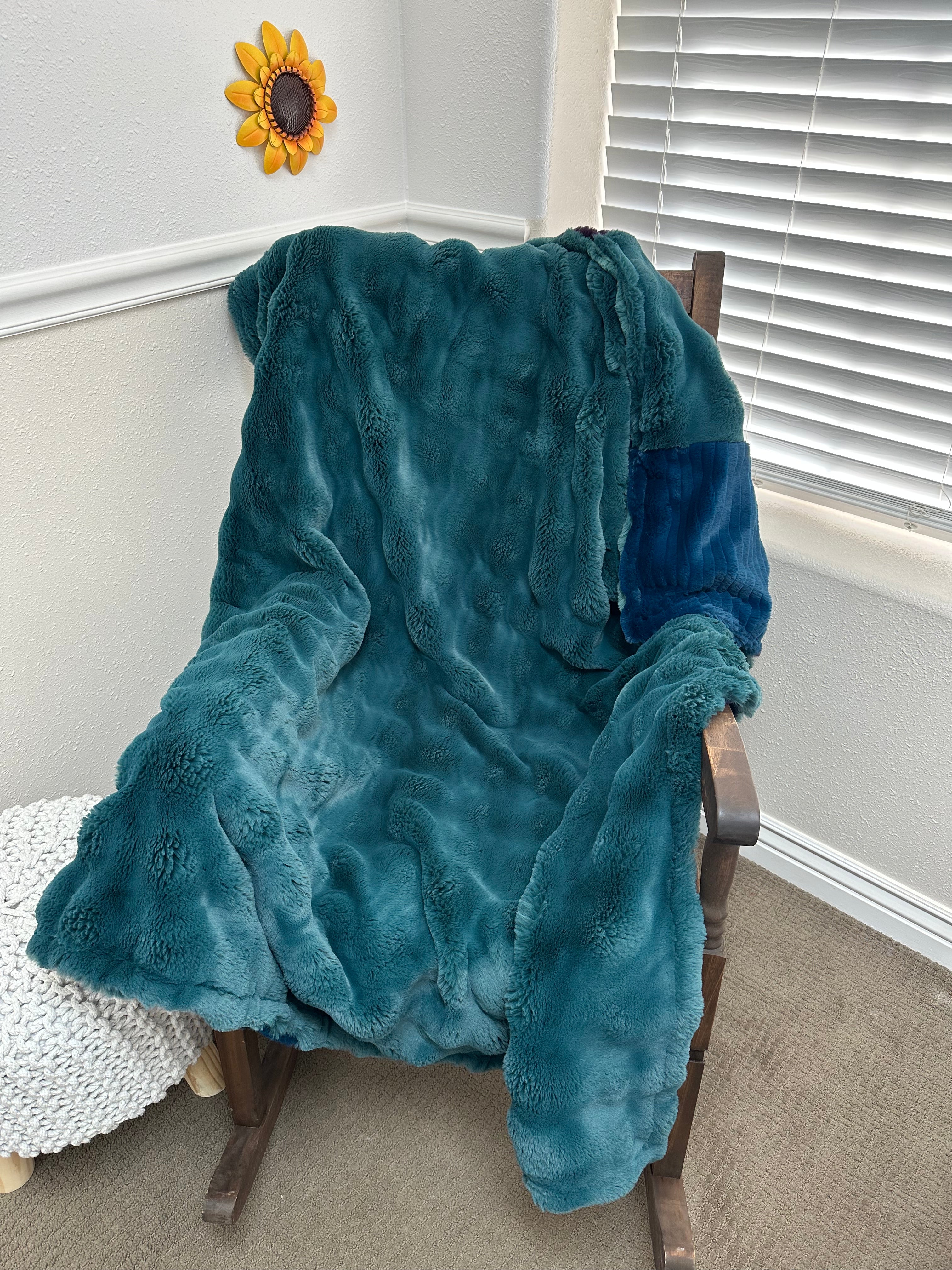 Spruce PowderPuff Throw