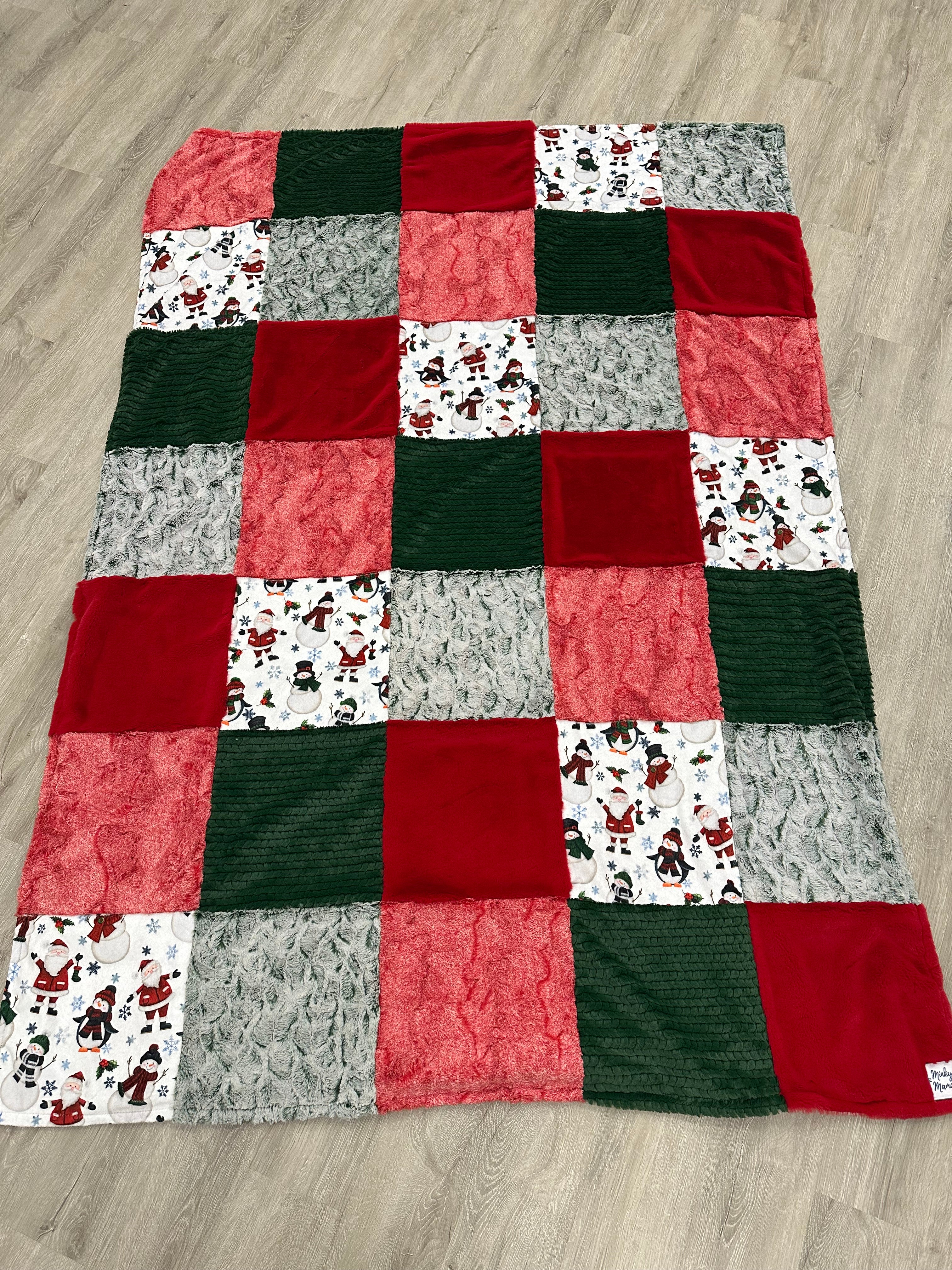 Santa Snowman Christmas