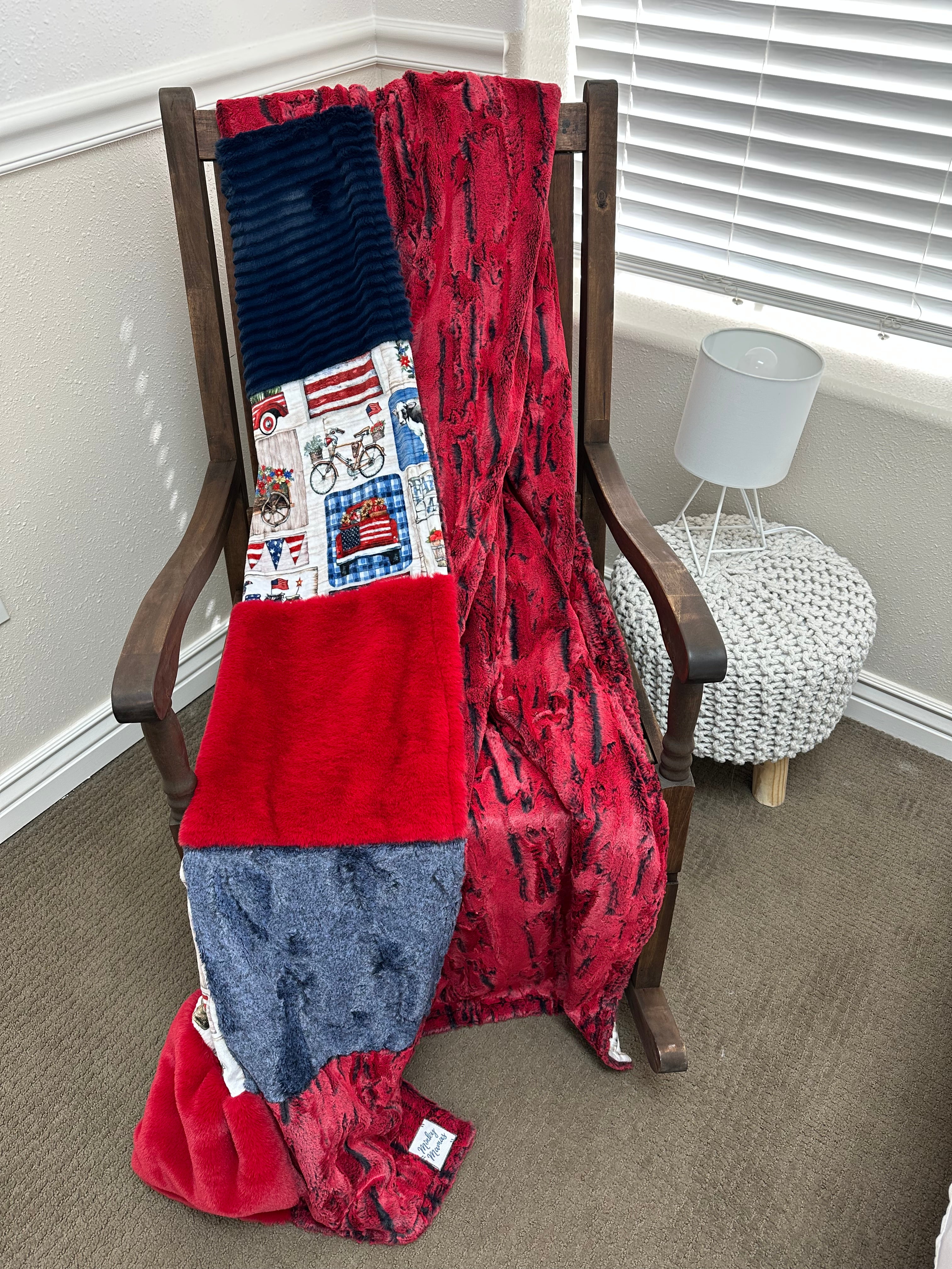 Patriotic Minky Mama