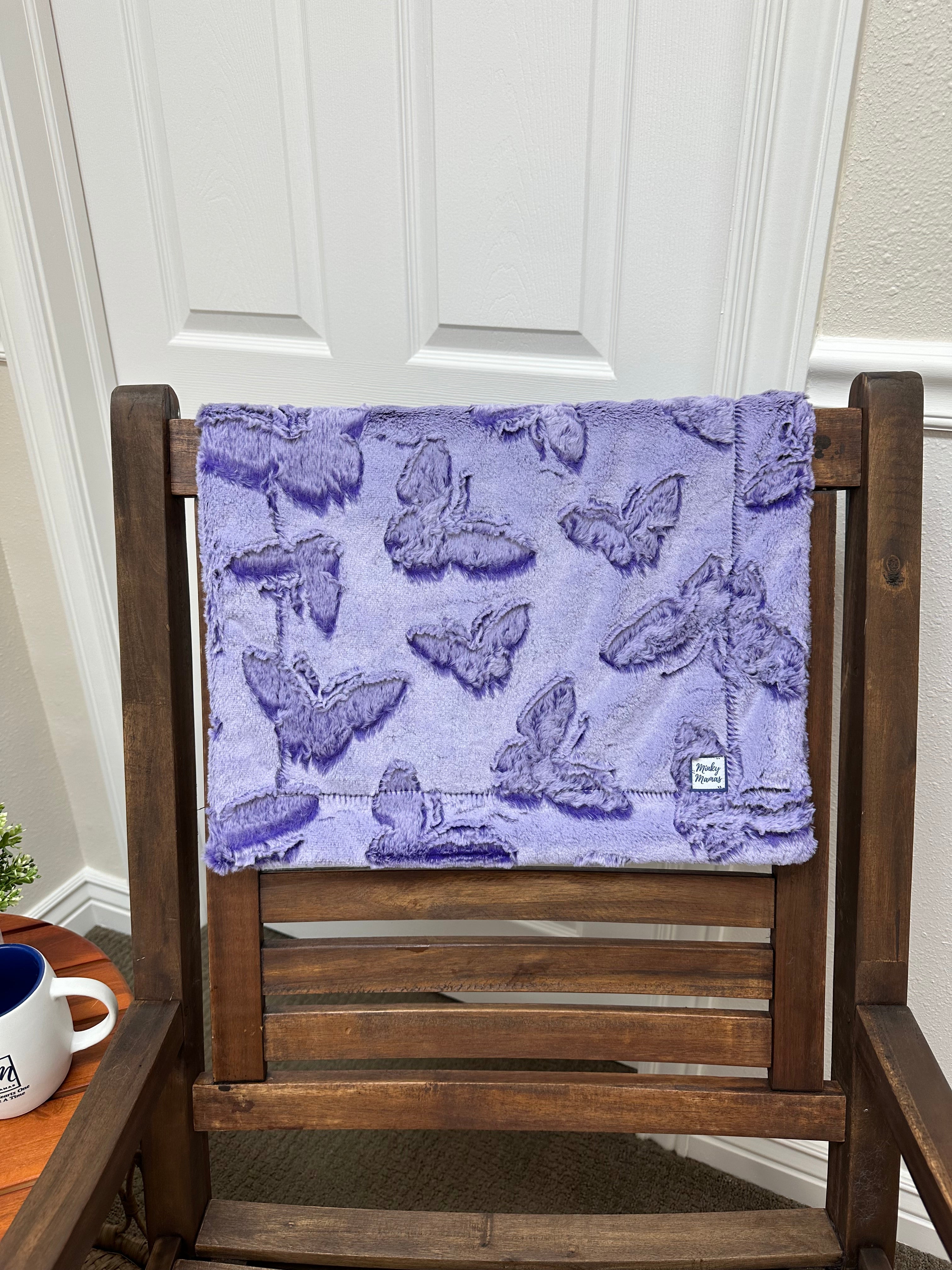 Purple Embossed misfit Lovie