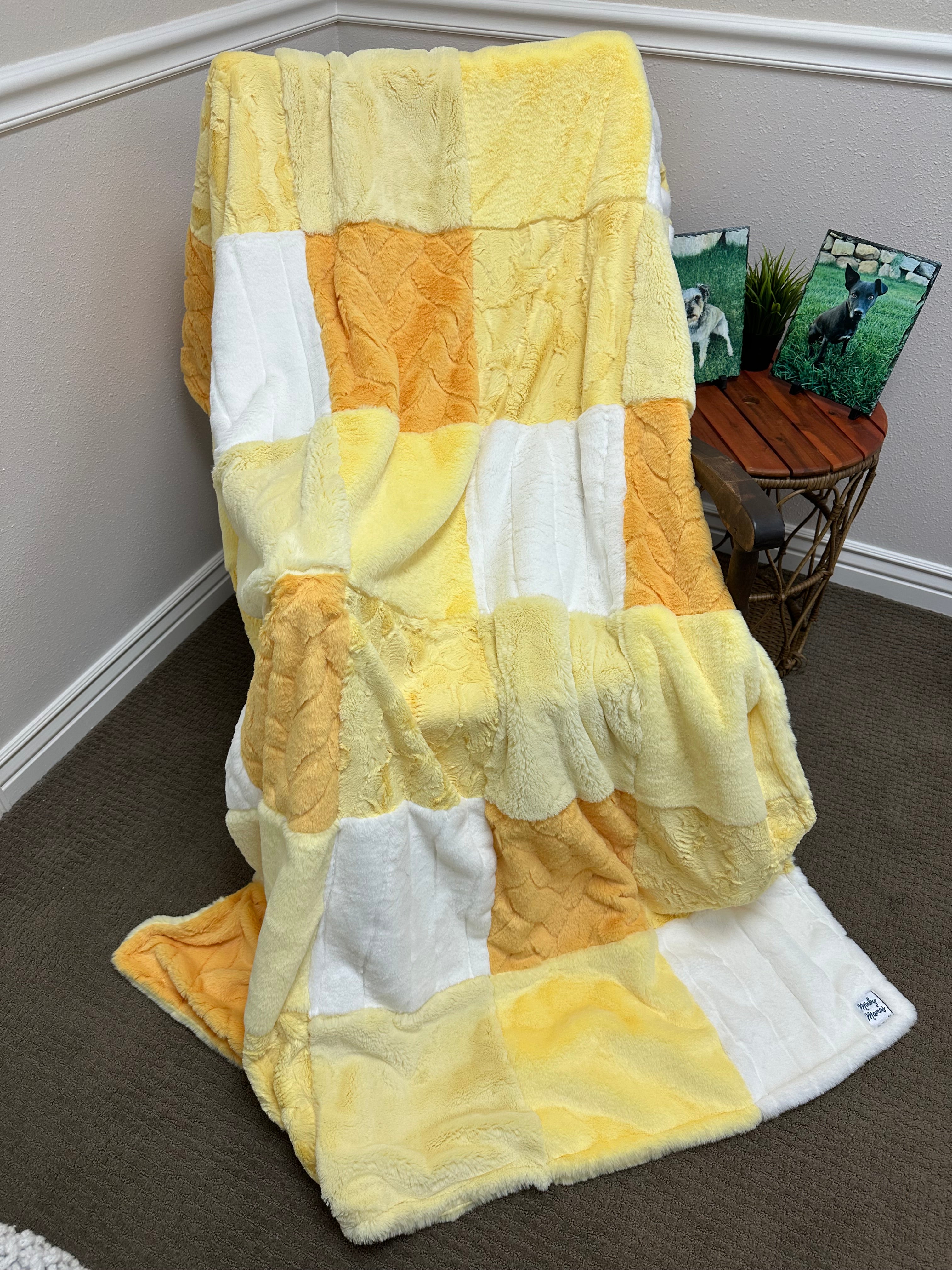 Yellow butter Bunny Minky Mama