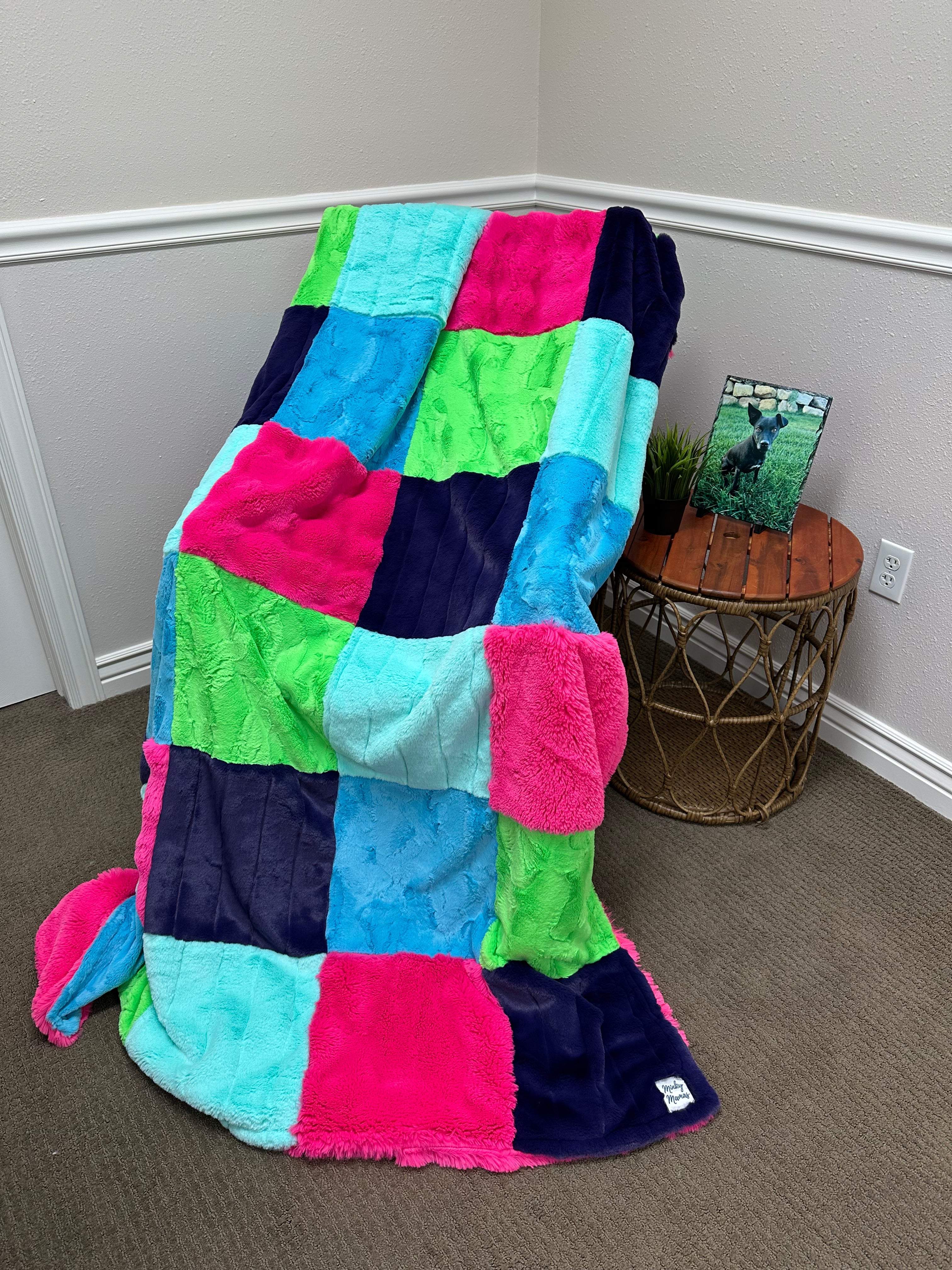 Lush Bunny Bright Blanket