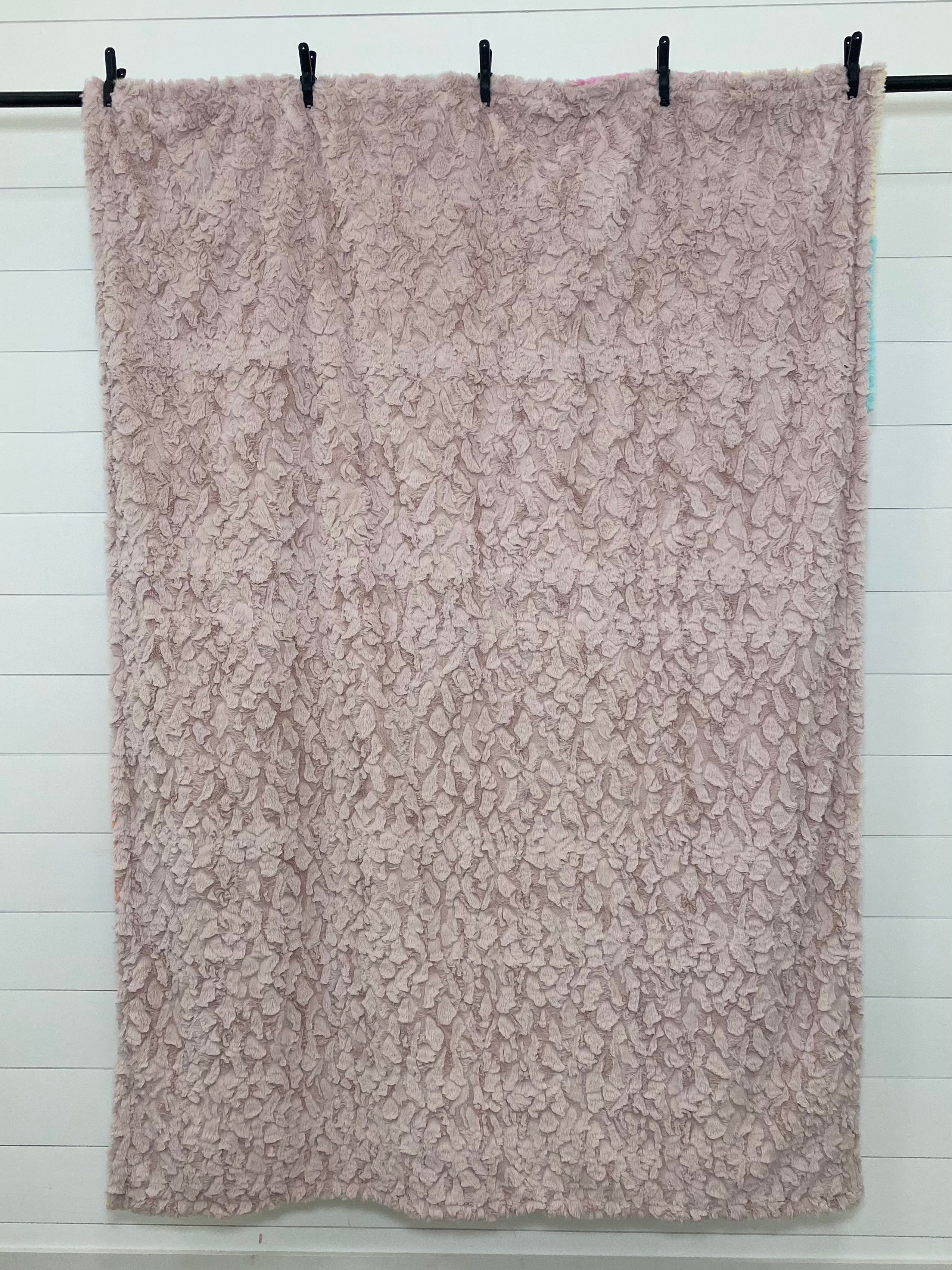 Grandma Minky Mama With Smoky Rose Tuscany on the Back.