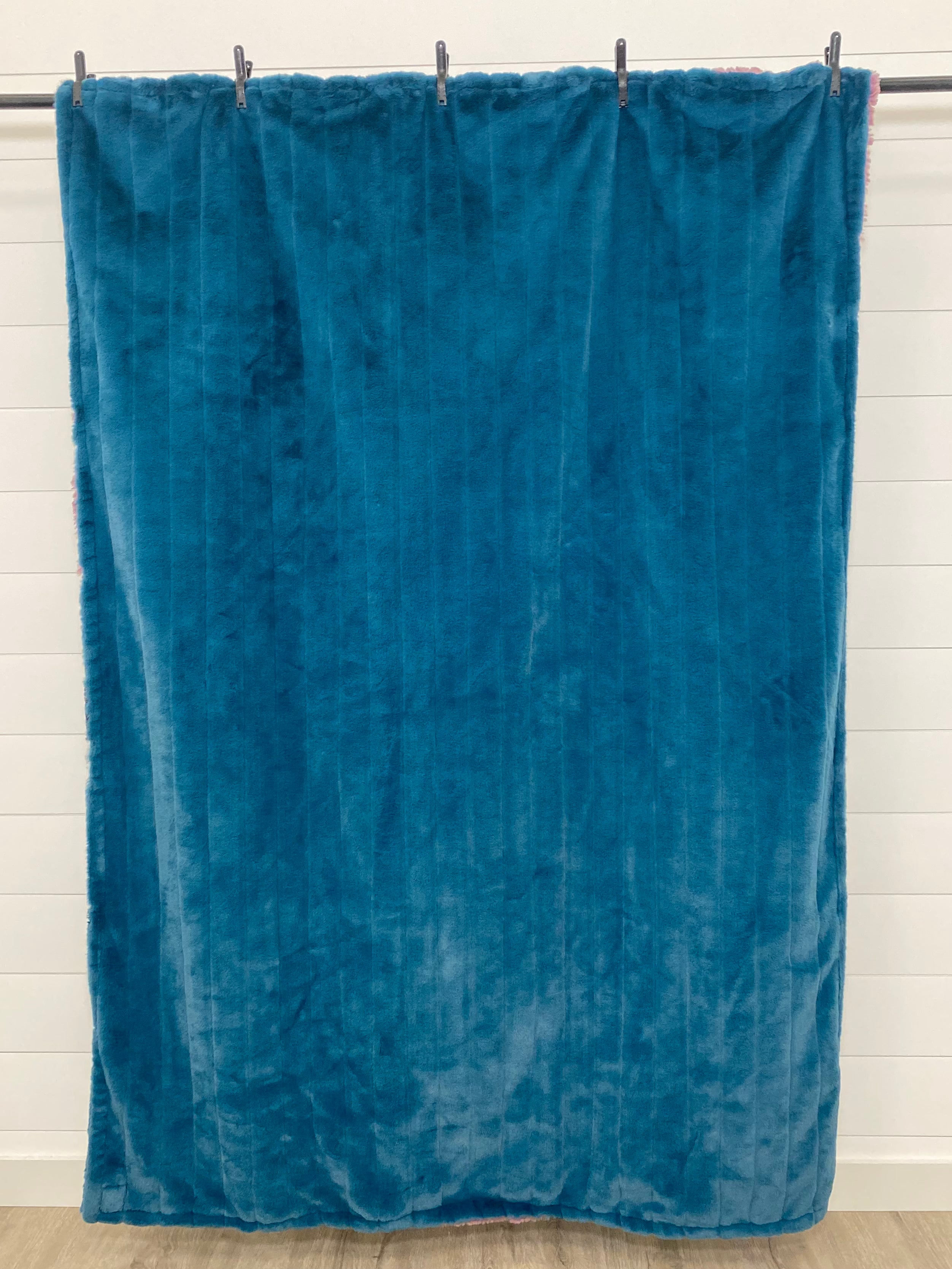 Floral Print Minky Mama With Bayou Sydney on the Back