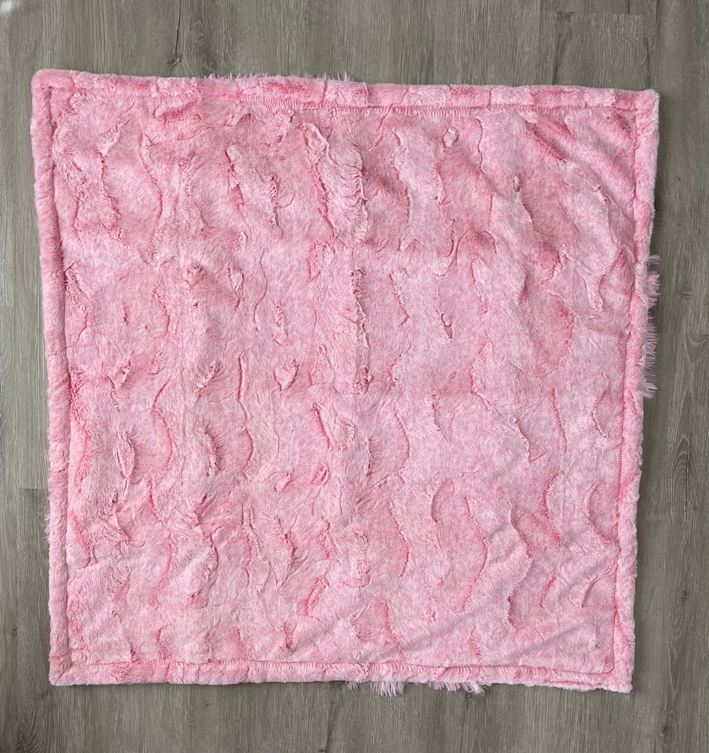 Pink Infant With Cotton Candy Heather on the Back